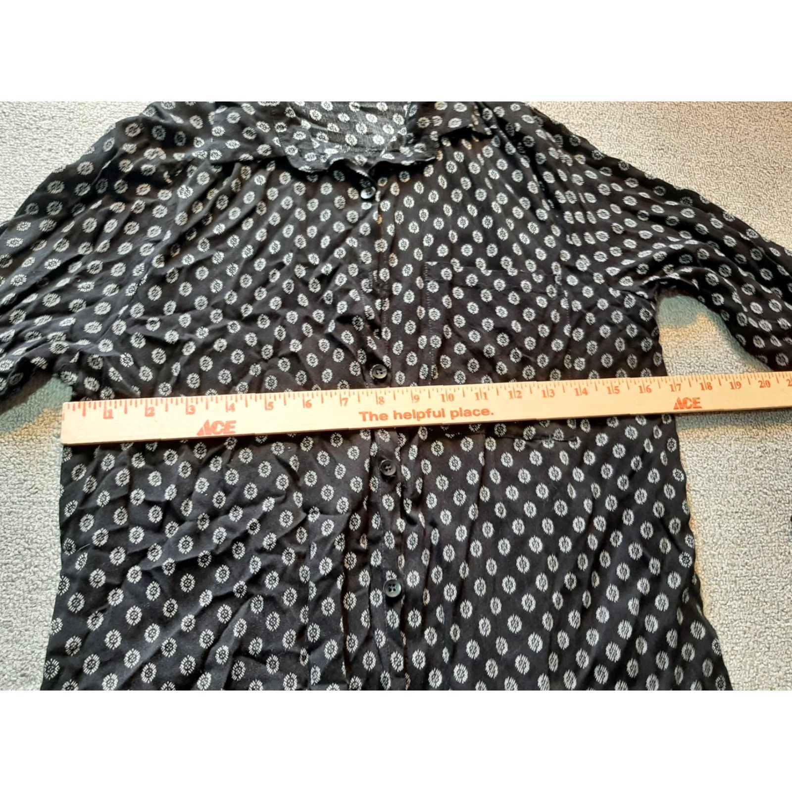 Vintage SOLITAIRE Long Sleeve Button Up Shirt Black Womens Small S User: SOLITAIRE Button Up Shirt Black Womens Small S Long Sleeve Size S / US 4 / IT 40 - 6 Thumbnail