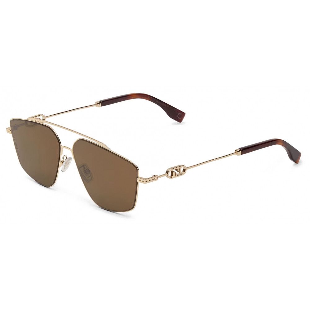 Fendi o1loc1c0824 Size: OS / Sunglasses in Gold Brown Size ONE SIZE - 1 Thumbnail