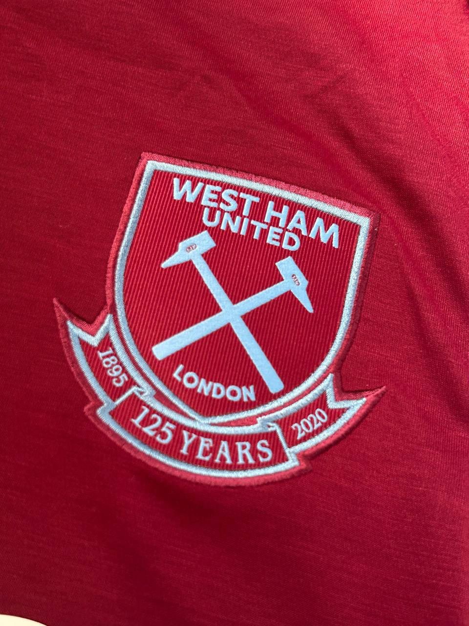 Vintage West Ham 2020/21 125 years home shirt jersey Large Size US L / EU 52-54 / 3 - 3 Thumbnail