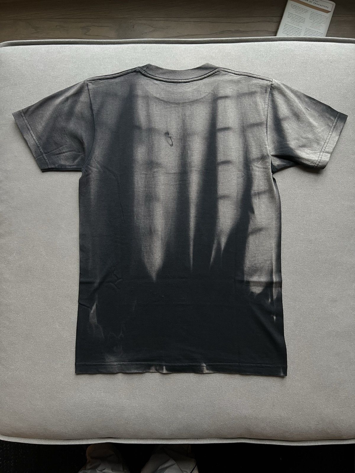 Sunfaded “California Republic” Tee — Charcoal Black