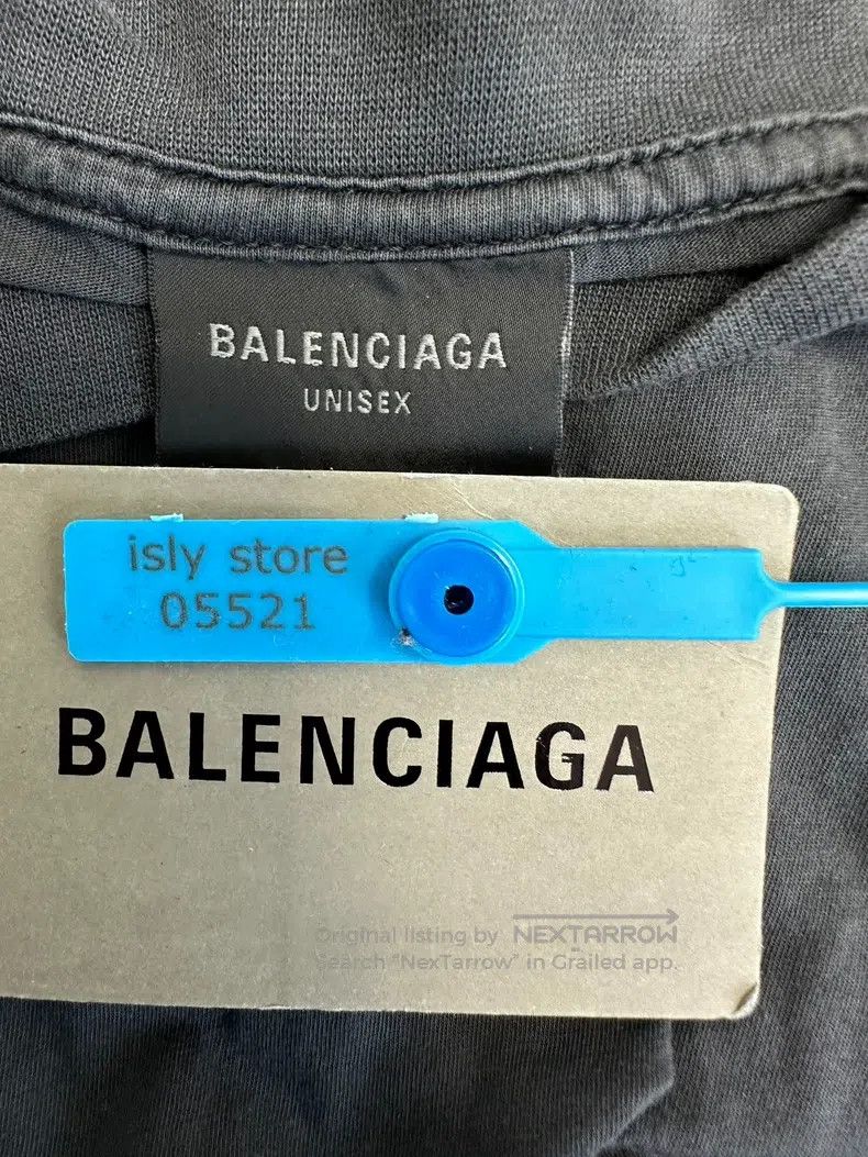 Balenciaga Balenciaga Letter Pattern Printed Long Sleeve T-Shirt Size US S / EU 44-46 / 1 - 4 Thumbnail