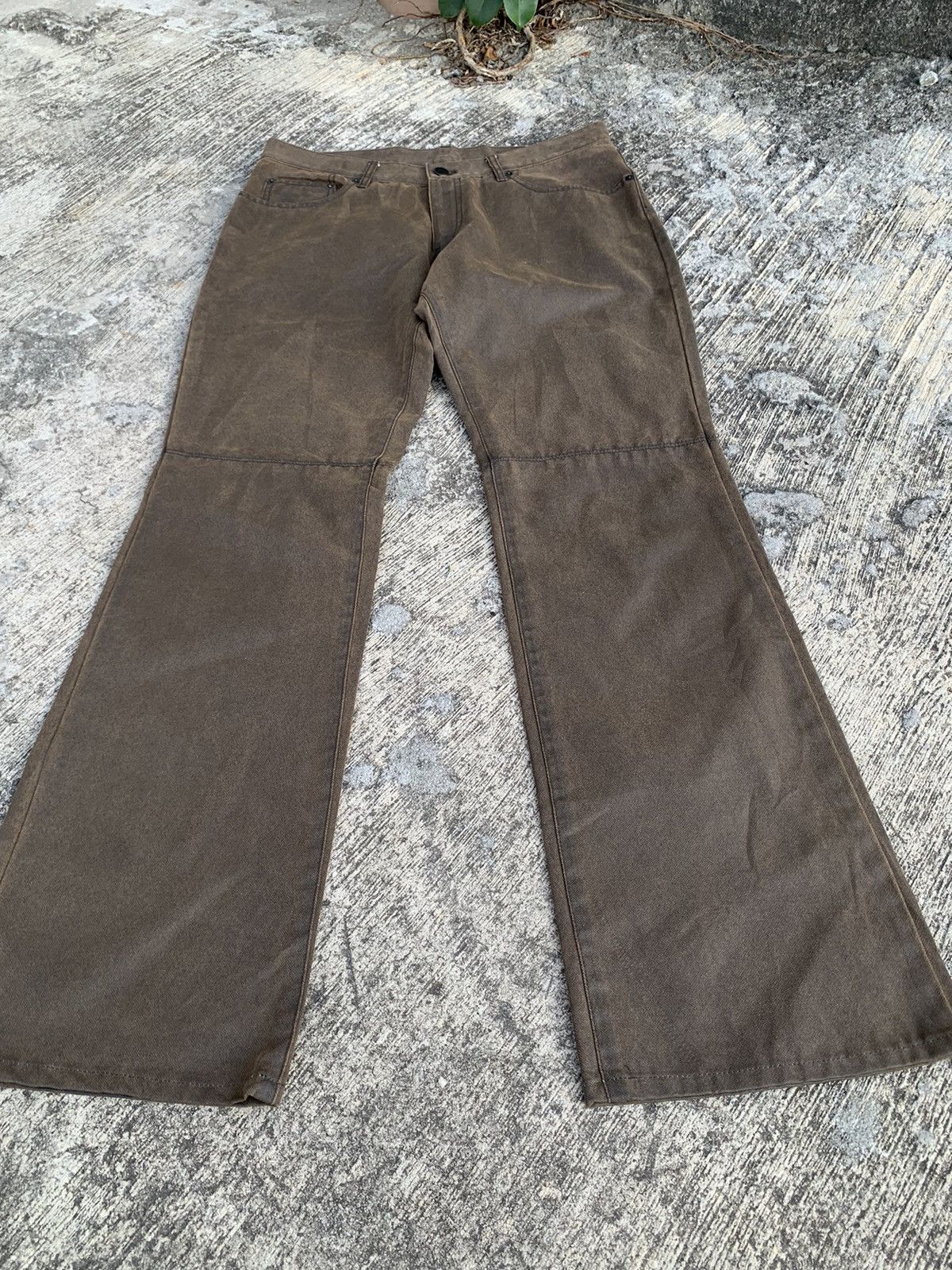 Michel Klein Flare michel klein waxed pants Size 31" - 6 Thumbnail