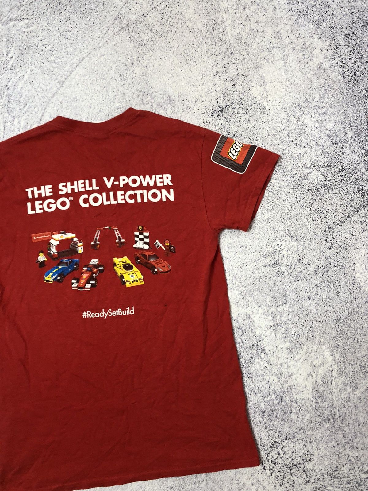 LEGO Vintage Mens t-shirt Lego V-Power F1 nascar Ferrari Size US S / EU 44-46 / 1 - 9 Thumbnail