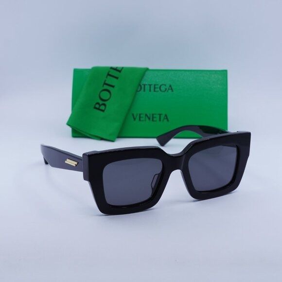 Bottega Veneta 🕶️ New Bottega Veneta BV1212S 001 Sunglasses - Black Frame Size ONE SIZE - 11 Thumbnail
