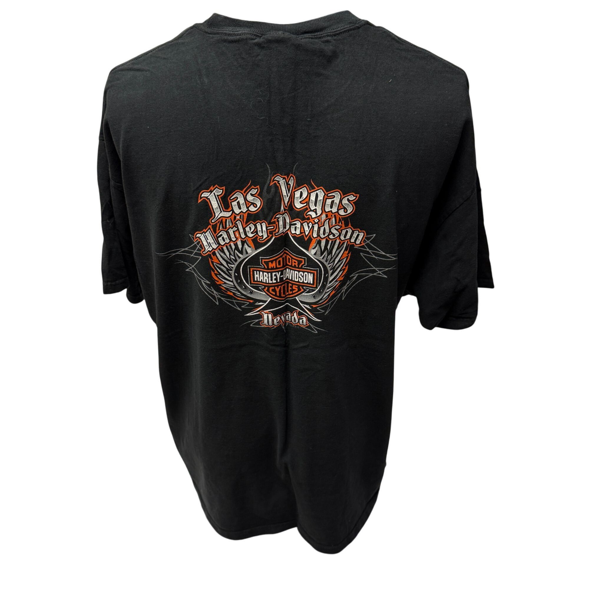 Harley Davidson H-D Las VEGAS Nevada MOTORCYCLE Biker POCKET T Shirt 2XL Size US XXL / EU 58 / 5 - 3 Thumbnail
