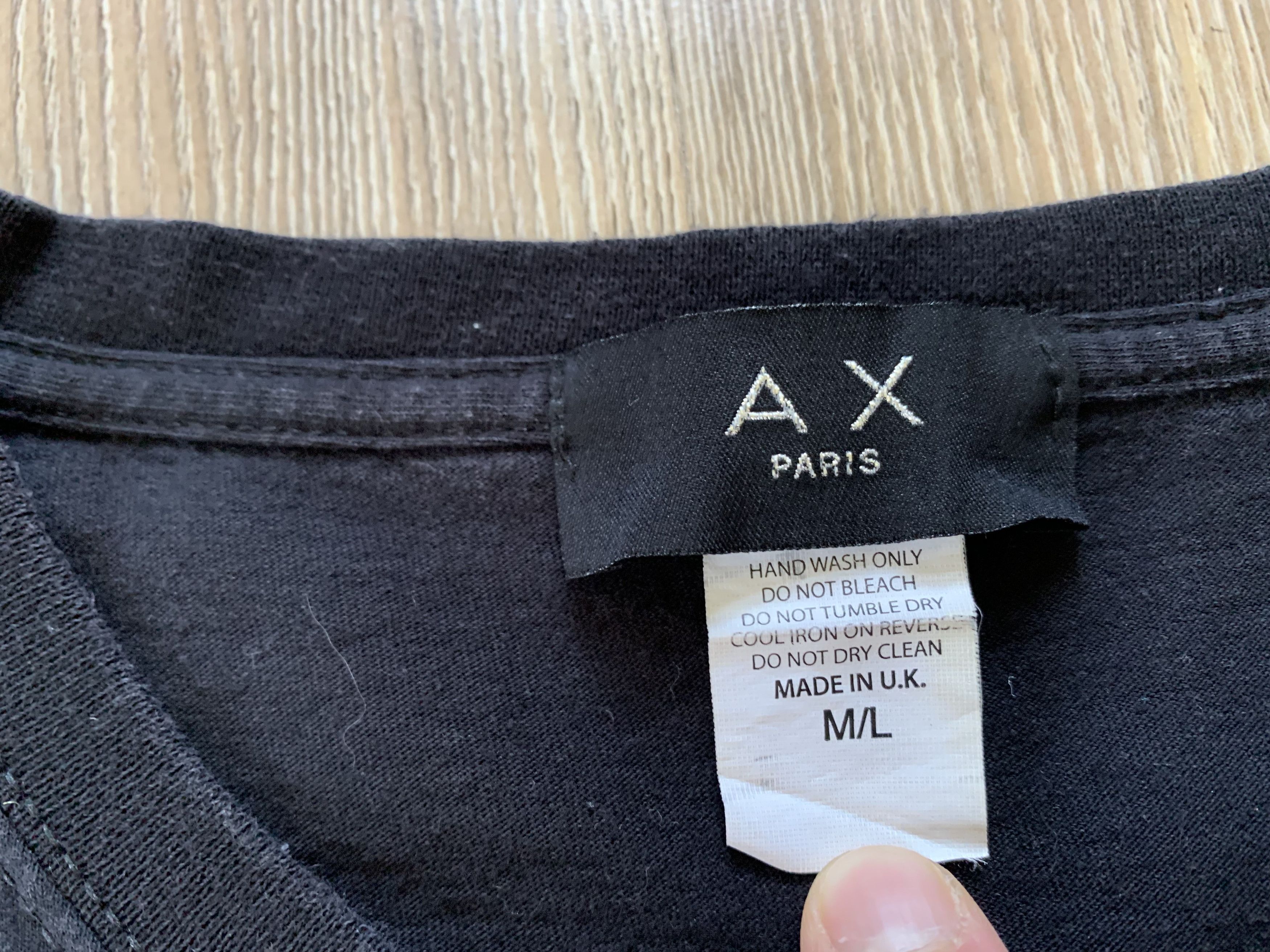 Other AX Paris Vintage Black Cotton Printed T Shirt Size US L / EU 52-54 / 3 - 6 Thumbnail