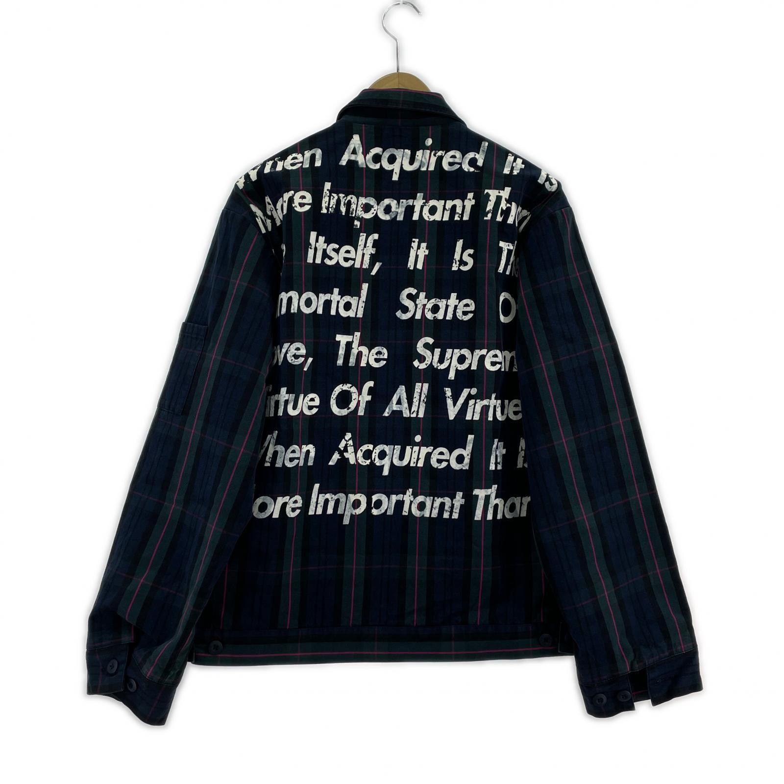 Junya Watanabe × Supreme JUNYA WATANABE x SUPREME Printed Work Jacket Navy M Size US M / EU 48-50 / 2 - 3 Thumbnail