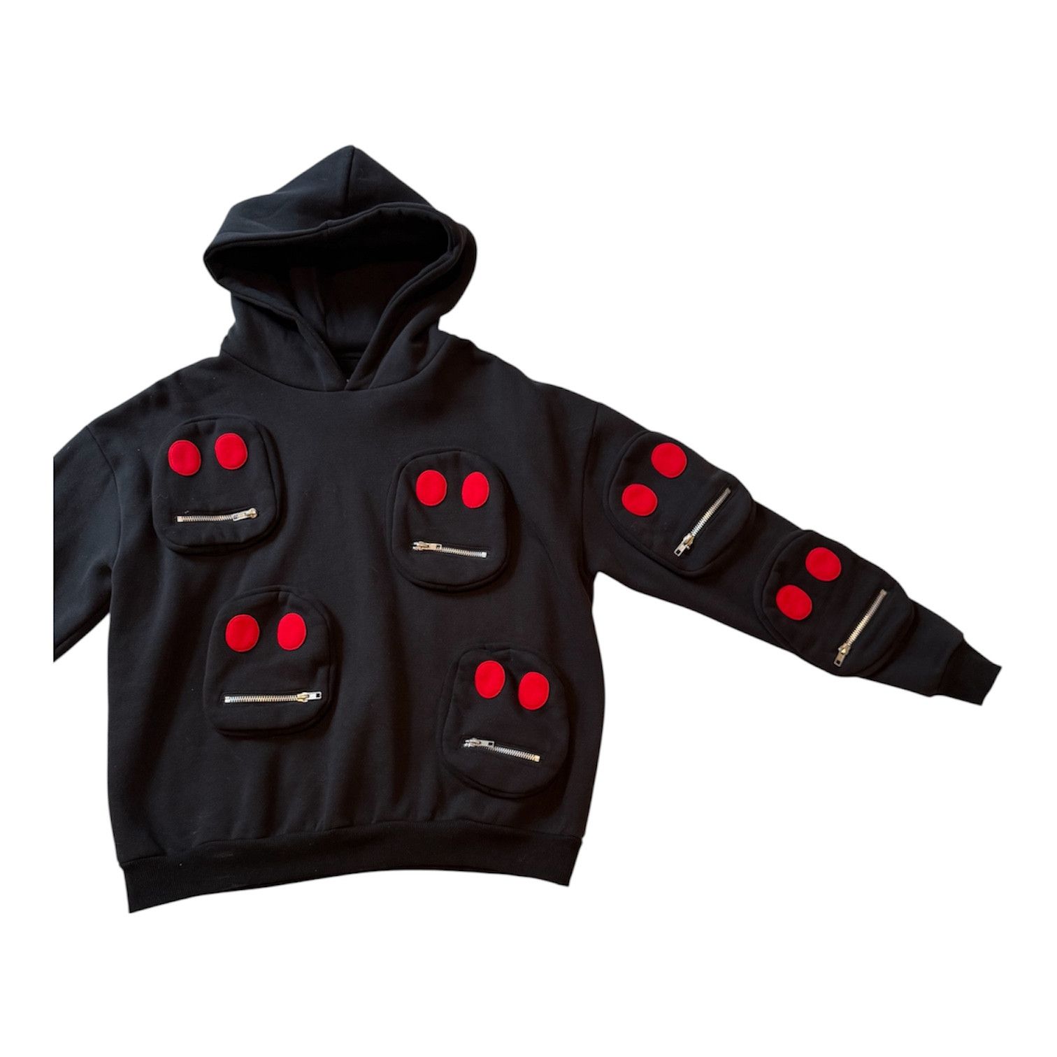 Other Syckli Edward Skeletrix Black Multi Faced Hoodie Medium Size US M / EU 48-50 / 2 - 2 Thumbnail