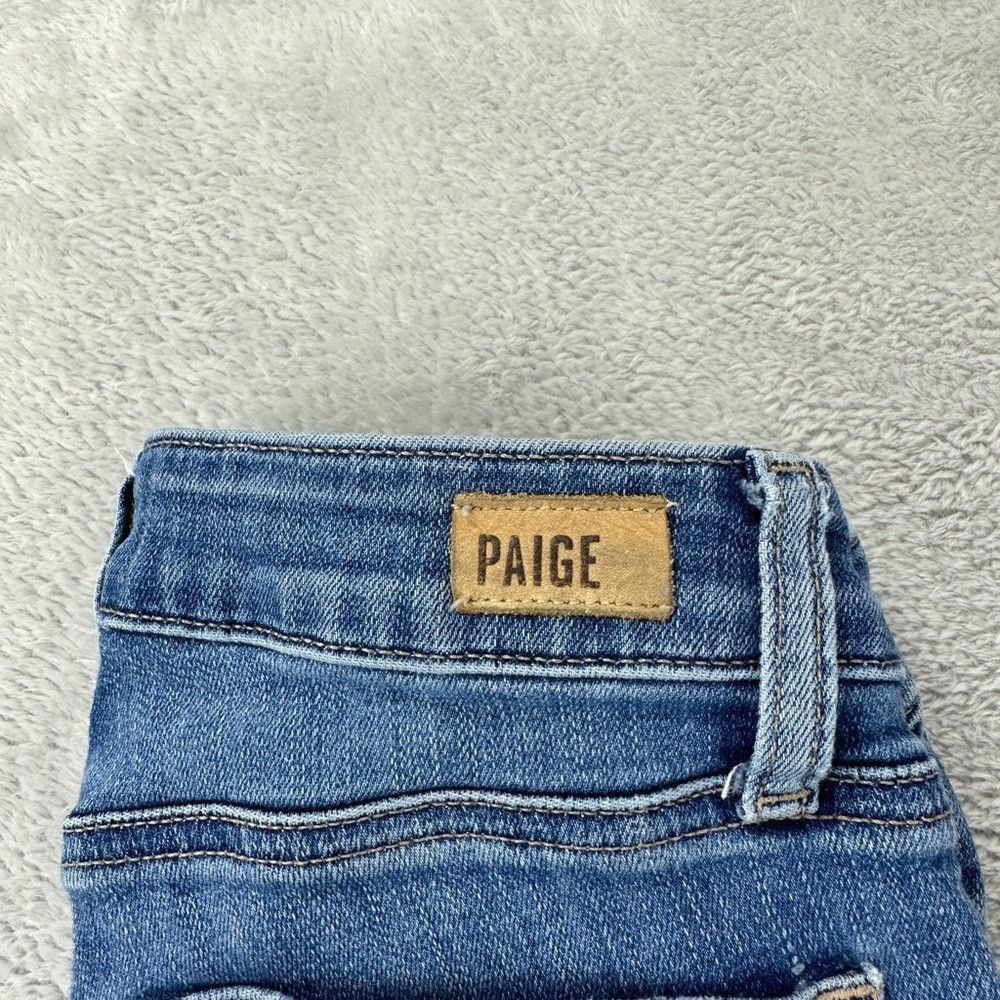 Paige Paige Women's Size 24x27 Verdugo Ankle Distressed Zipper Fl Size 24" / US 00 / IT 34 - 6 Thumbnail