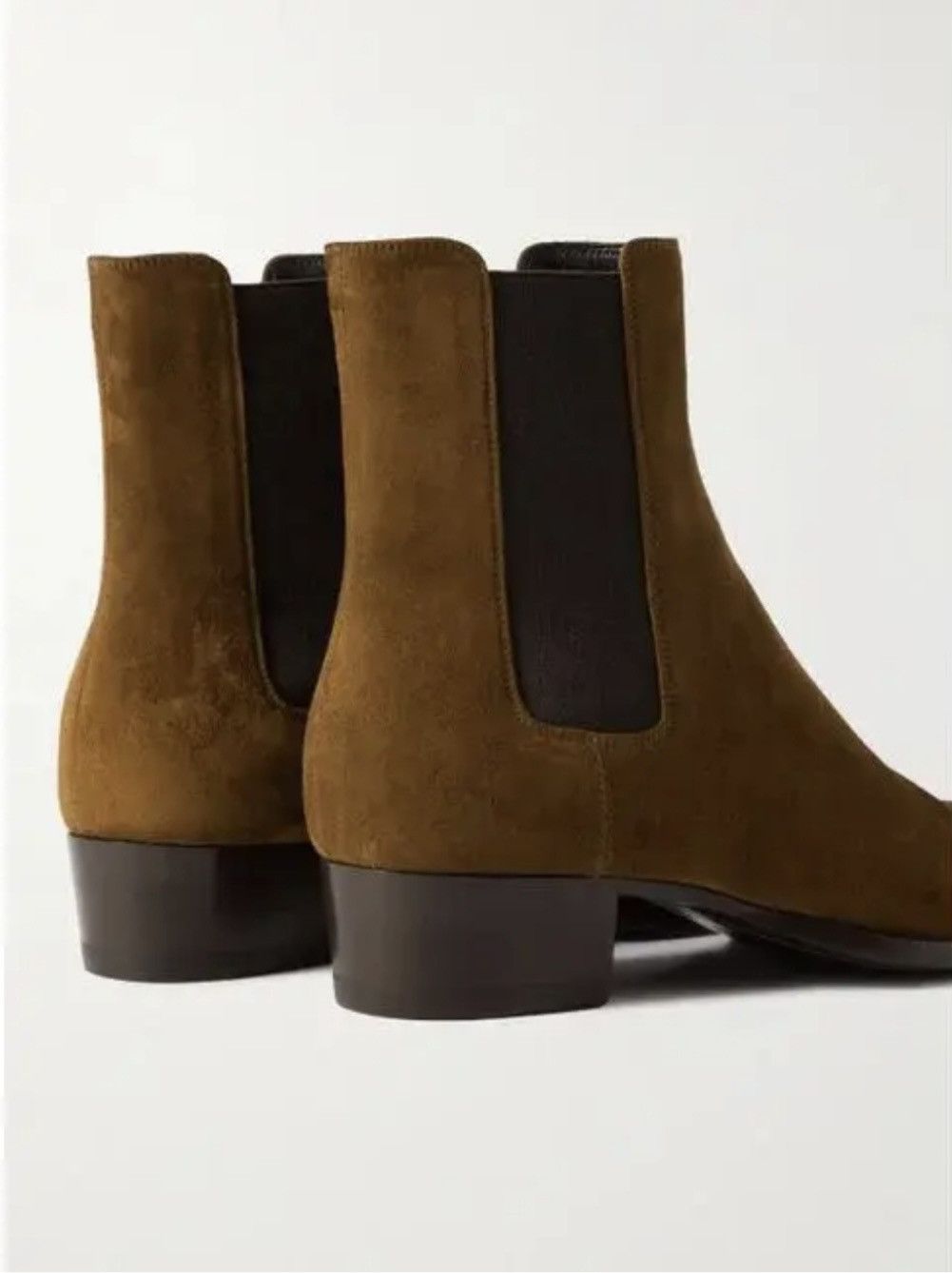 Saint Laurent Paris Saint Laurent Wyatt Chelsea Boots Suede Size US 11 / EU 44 - 3 Thumbnail