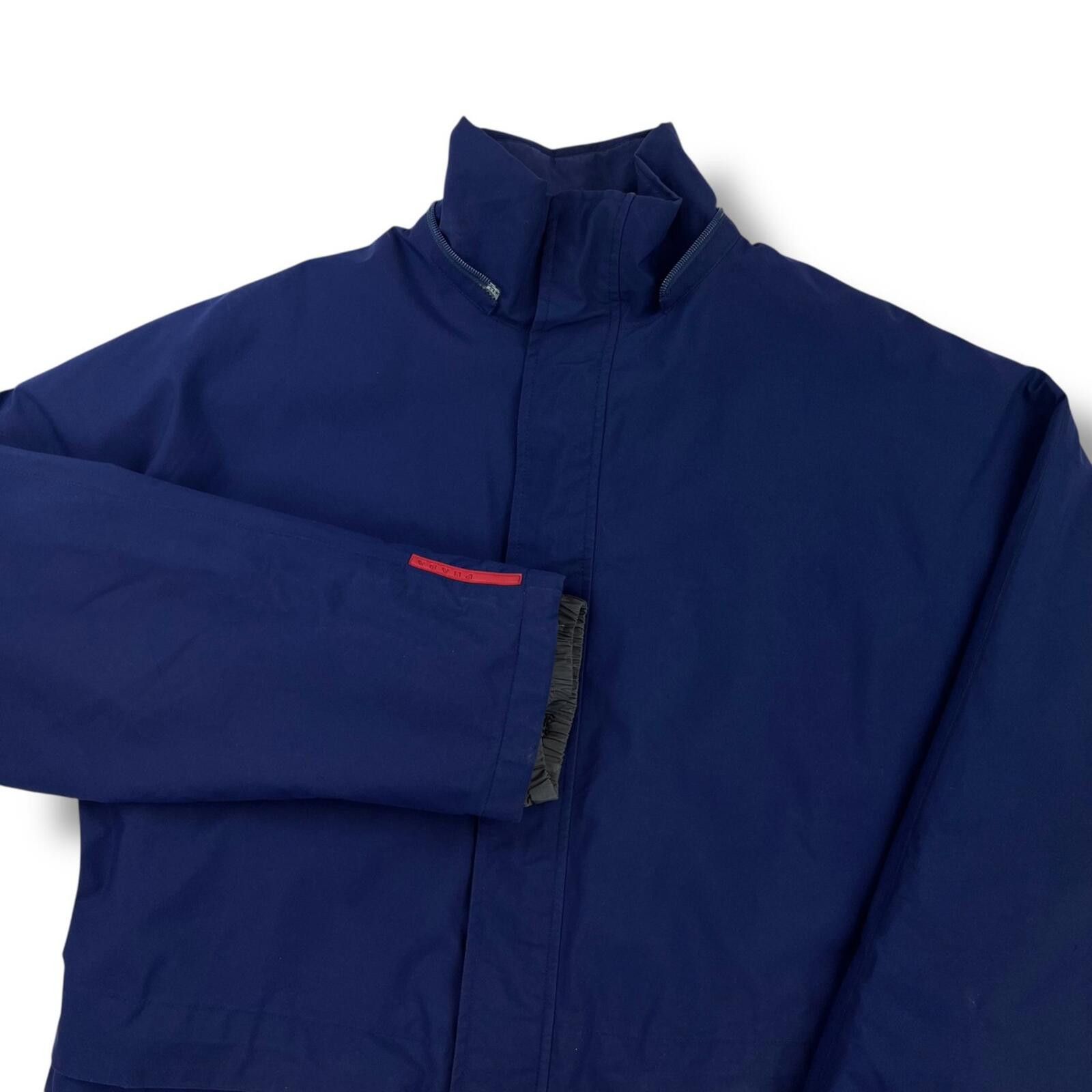 archive PRADA GORE-TEX zip jacket navy AW08 PRADA SPORT GORE-TEX