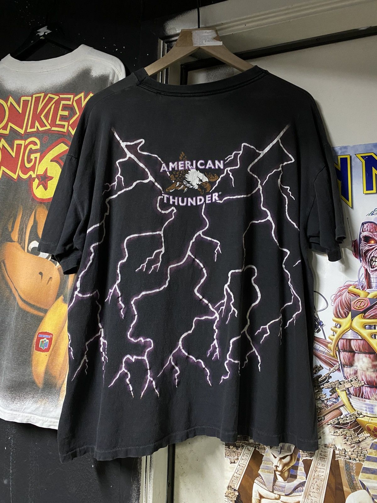 Vintage 90’s Vintage American Thunder Eagle Kanye Tee Shirt Large Size US L / EU 52-54 / 3 - 4 Thumbnail