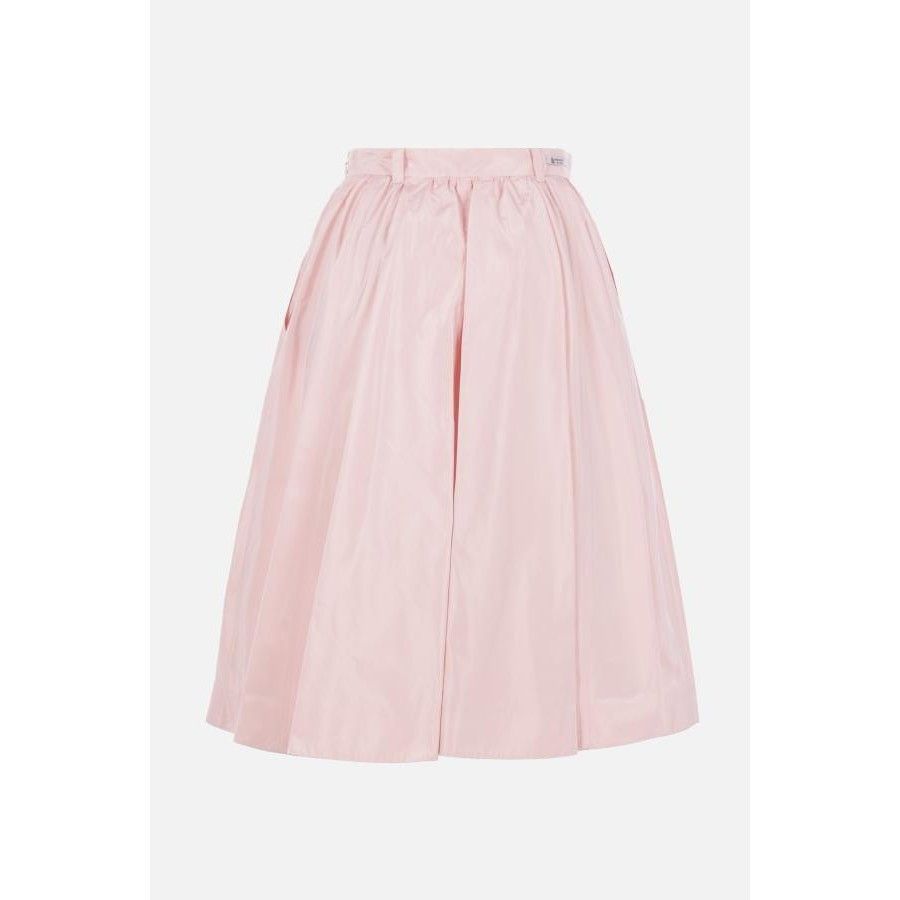 Prada PRADA Pink Technical Taffeta Circle Skirt New & Authentic (W Size 27" / US 4 / IT 40 - 2 Thumbnail