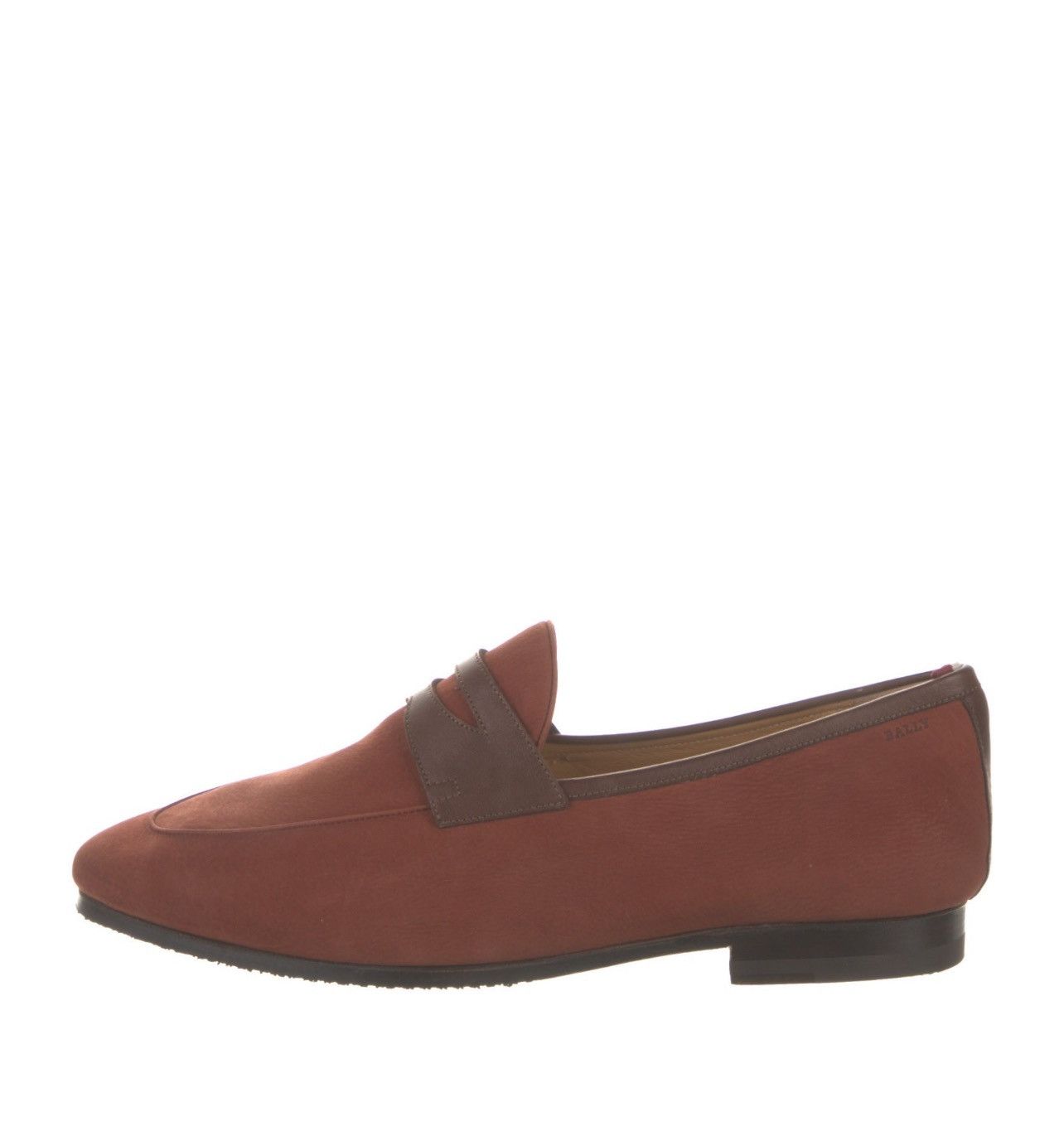 image of Bally Leather Loafers in Brown, Men's (Size 9.5)