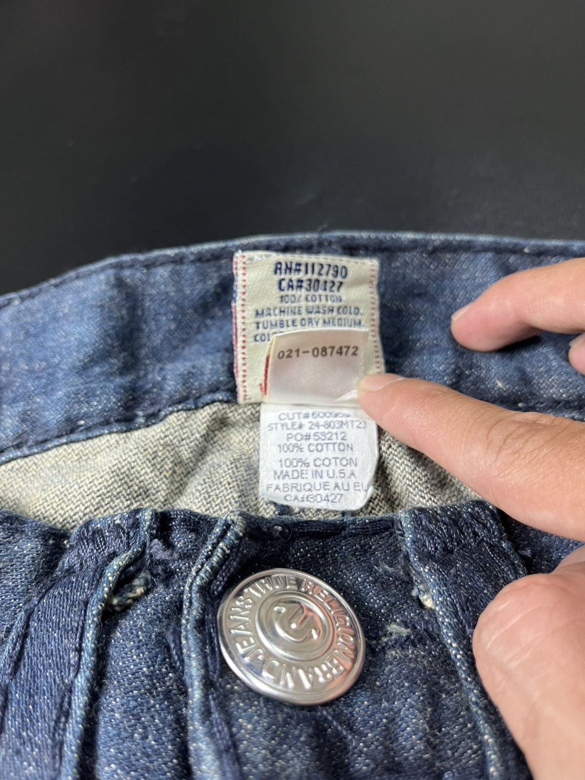 If Six Was Nine × Japanese Brand × True Religion Super Flared True Religion BlueJeans Size US 31 - 13 Thumbnail
