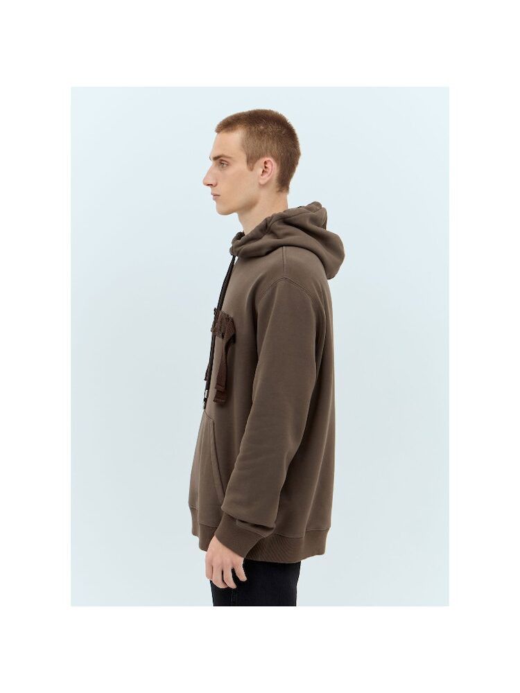 Lanvin o1s22i1n1024 Curb Hoodie in Brown Size US S / EU 44-46 / 1 - 3 Thumbnail