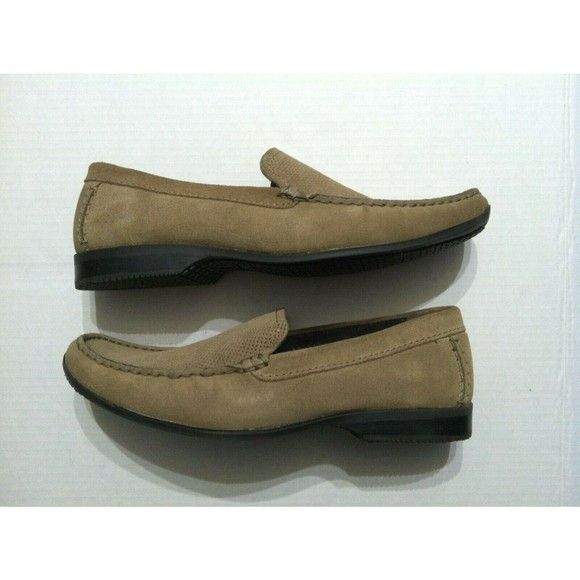 Alfani ALFANI MENS NEW TAN LEATHER SLIP ON CASUAL SHOES SIZE: 10M Size US 10 / EU 43 - 5 Thumbnail
