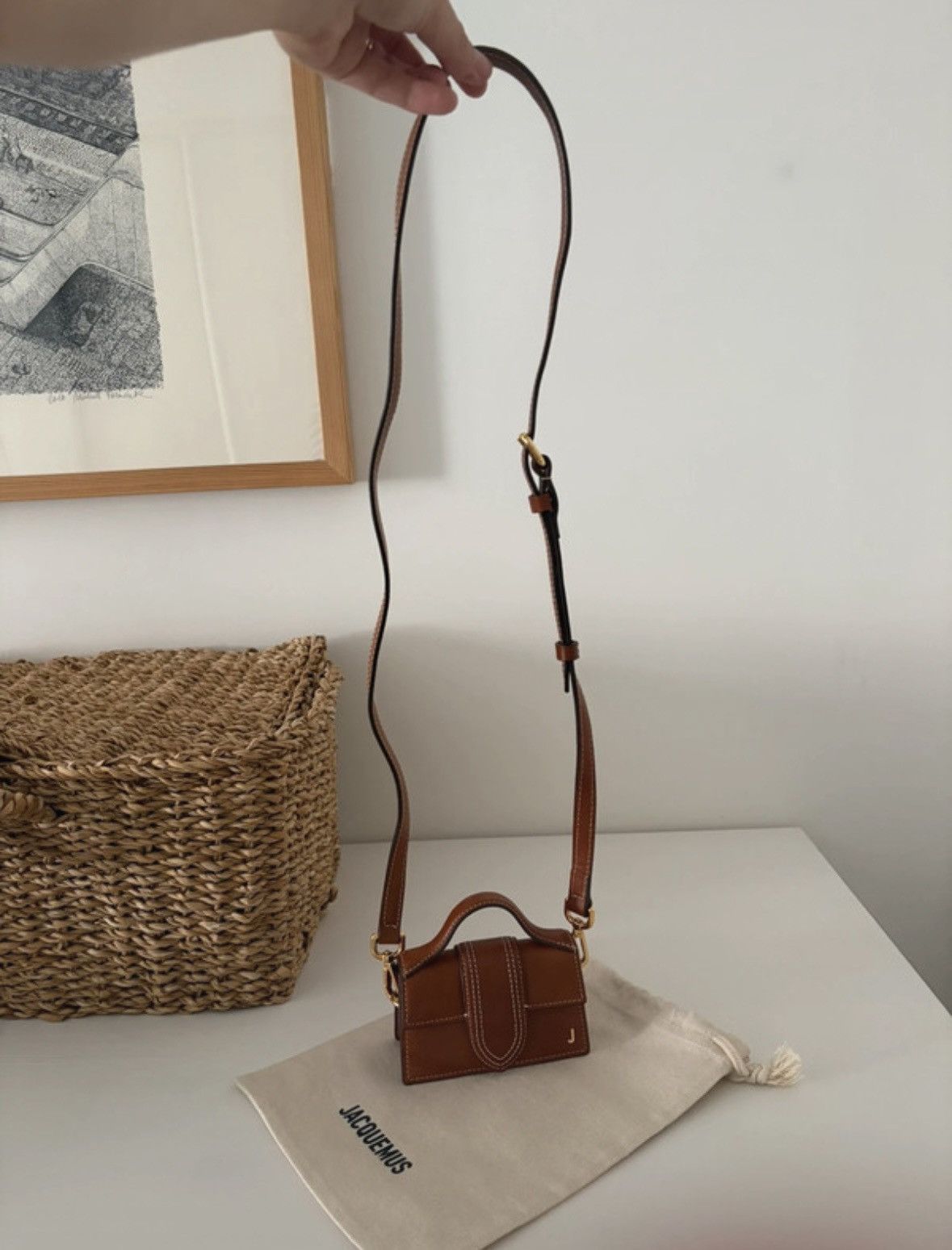 Jacquemus jacquemus Le Petit Bambino Satchel leather bag Size ONE SIZE - 2 Thumbnail