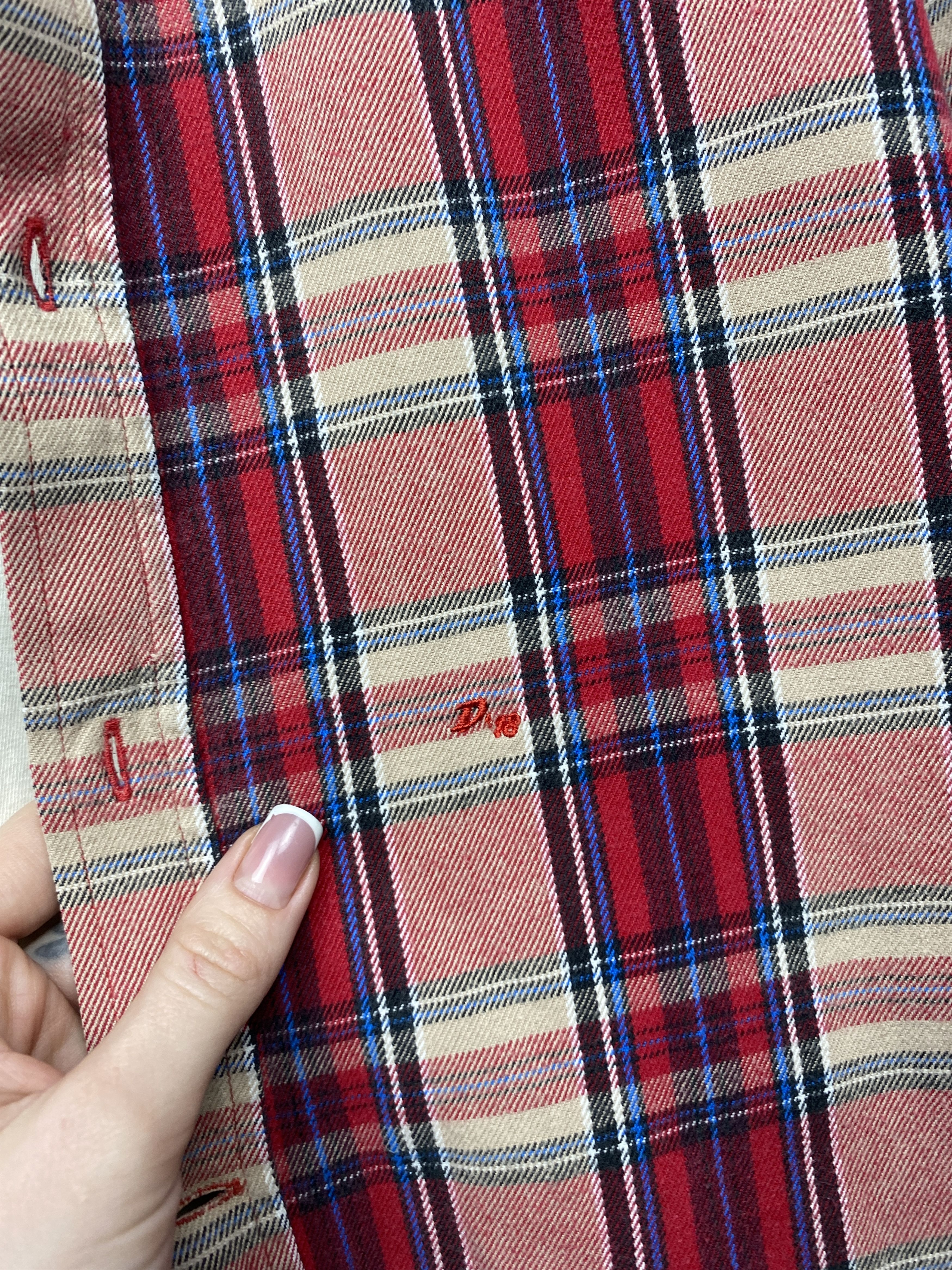 Diesel × Flannel Diesel Vintage Mens Flannel Plaid Shirt Size US M / EU 48-50 / 2 - 3 Thumbnail