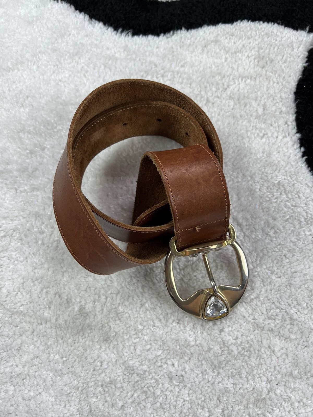 Vintage Vintage XX Secolo Italy Luxury Brown Belt Size ONE SIZE - 2 Thumbnail