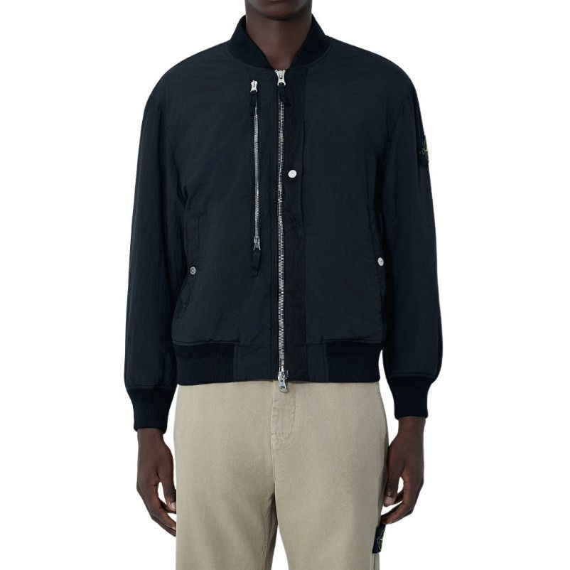 STONE ISLAND Black Bomber Jacket New & Authentic (Men's size
