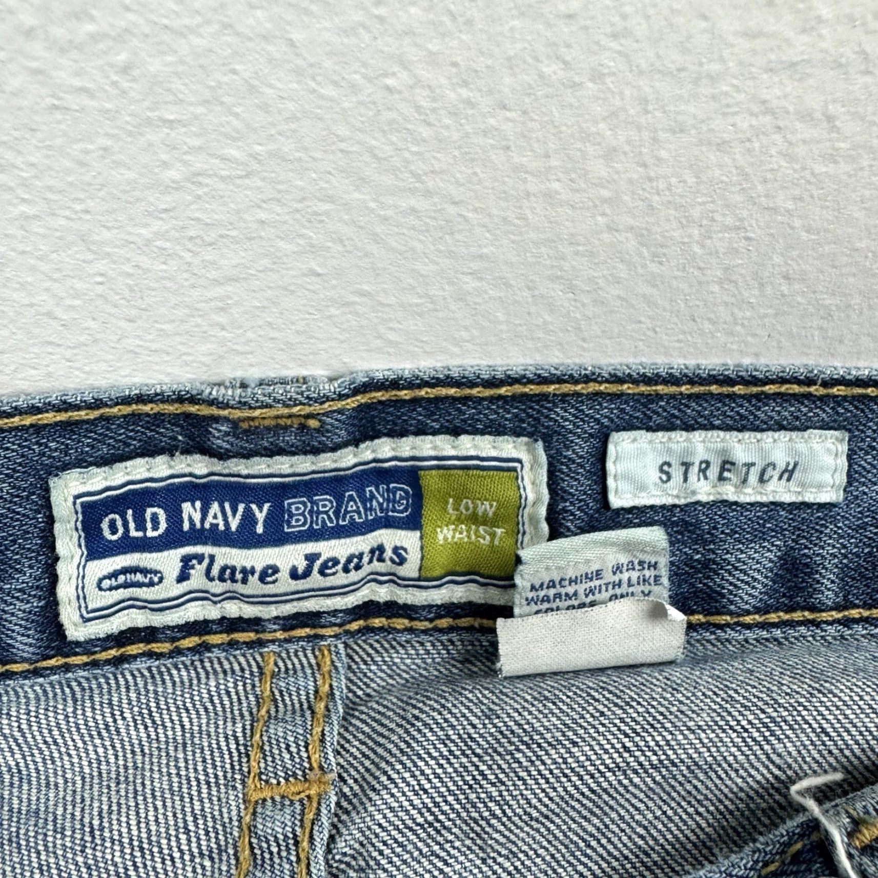 Old Navy VINTAGE Old Navy Flare Jeans Womens 10 Regular Stretch Grunge Punk Skater Blue 31 Inseam 32 In Waist 10 Regular Jeans Womens Mens? Size 32" / US 10 / IT 46 - 5 Thumbnail