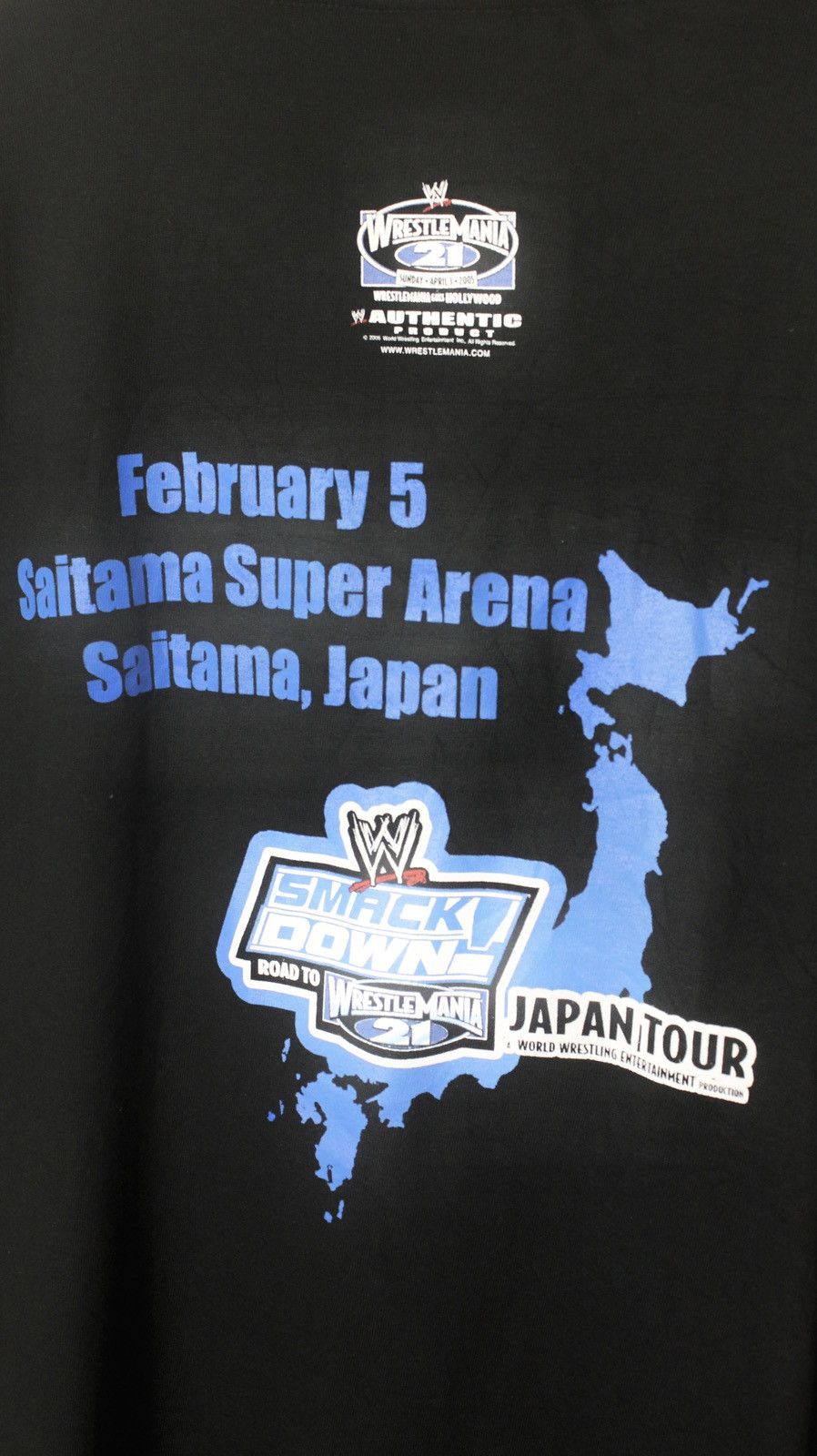 Vintage × WWE Vintage WWE 2004 Wrestlemania Japan Tour Shoot Tag Size US L / EU 52-54 / 3 - 3 Thumbnail