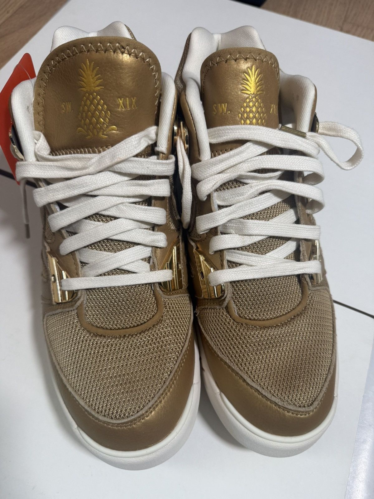 Nike Nike Tech Challenge 3 - Wimbledon Gold Size US 11.5 / EU 44-45 - 4 Thumbnail