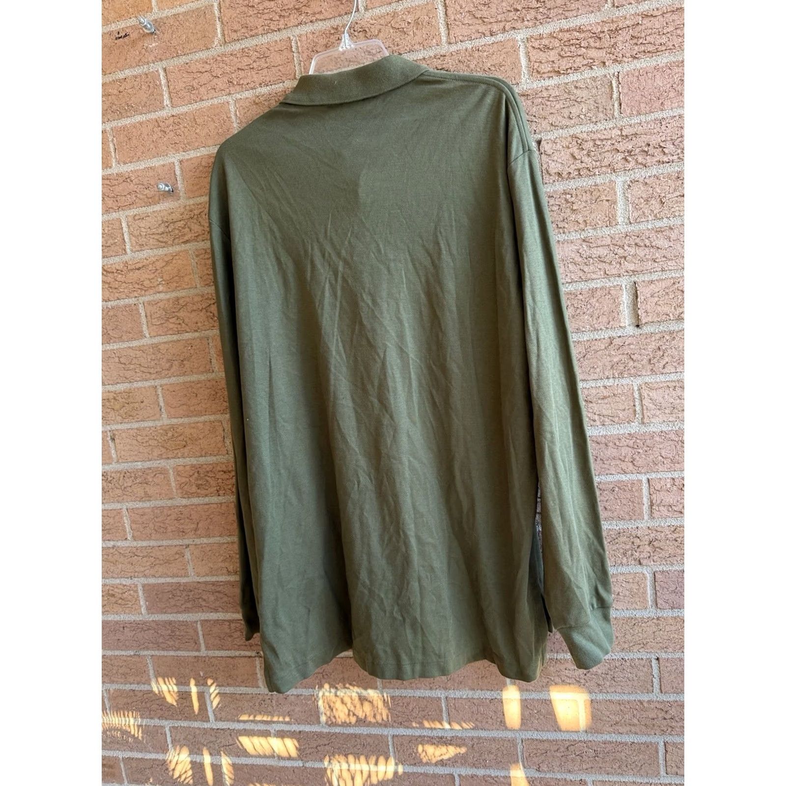 Ralph Lauren VINTAGE Polo Ralph Lauren Shirt Men Large Green Orange Pony Polo Collared Sweater Zip Crewneck Ski Preppy Size US L / EU 52-54 / 3 - 6 Thumbnail