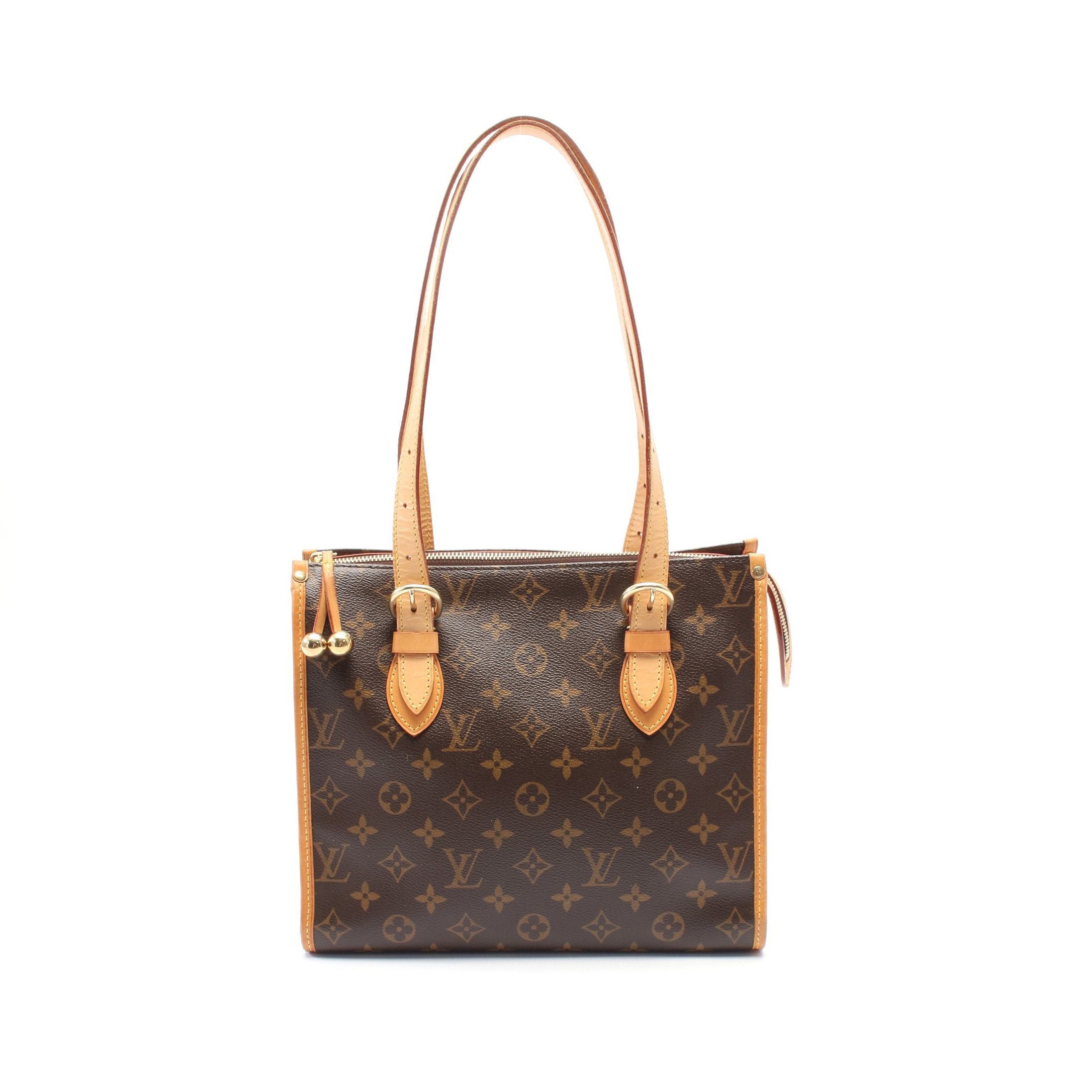 Louis Vuitton Popincourt O Monogram Shoulder Bag Tote Leather Brown, Women's