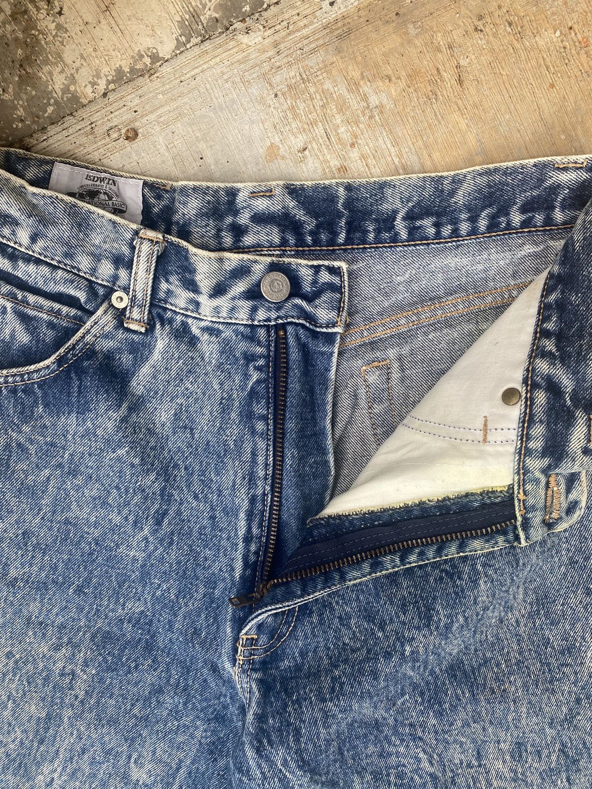 Edwin Vintage Edwin Lot 1431-96 Asid Wash Custom Shorts Size US 28 / EU 44 - 4 Thumbnail