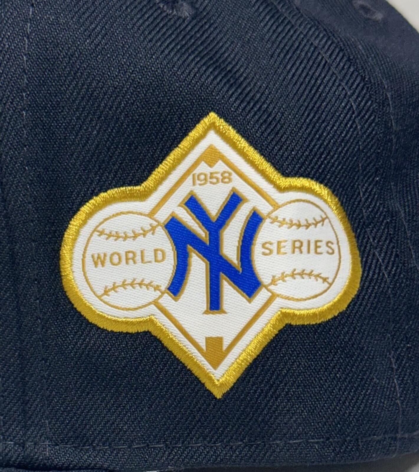 New Era New Era New York Yankees 1958 World Series 59FIFTY 7 1/4 Size ONE SIZE - 4 Thumbnail