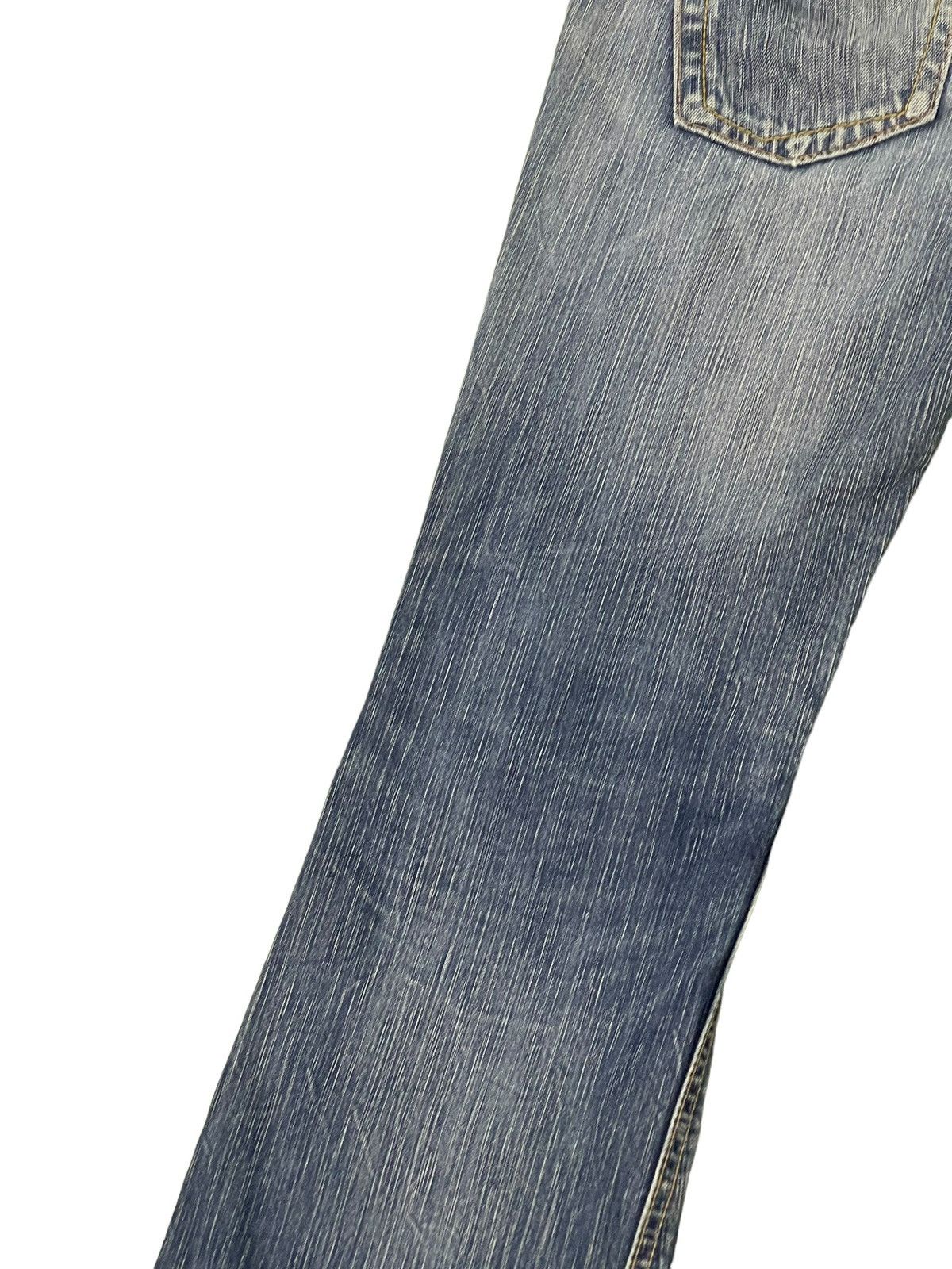 Japanese Brand Flare Jeans Edwin Faded Distres Low Rise Boot Cut 8🟦7 Size US 30 / EU 46 - 16 Thumbnail