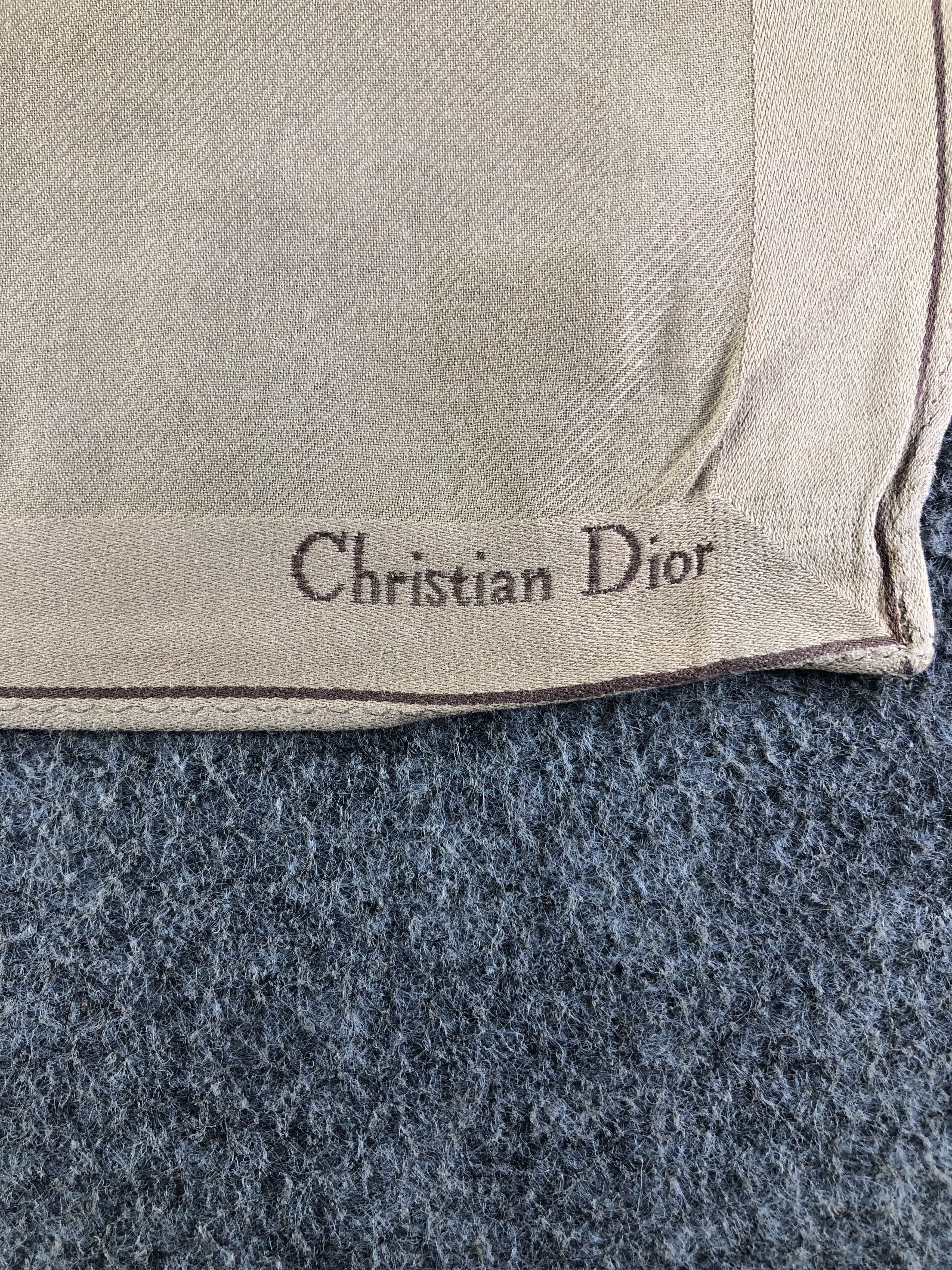 Vintage Christian Dior handkerchief / Bandana / Neckerchief C412 Size ONE SIZE - 5 Thumbnail