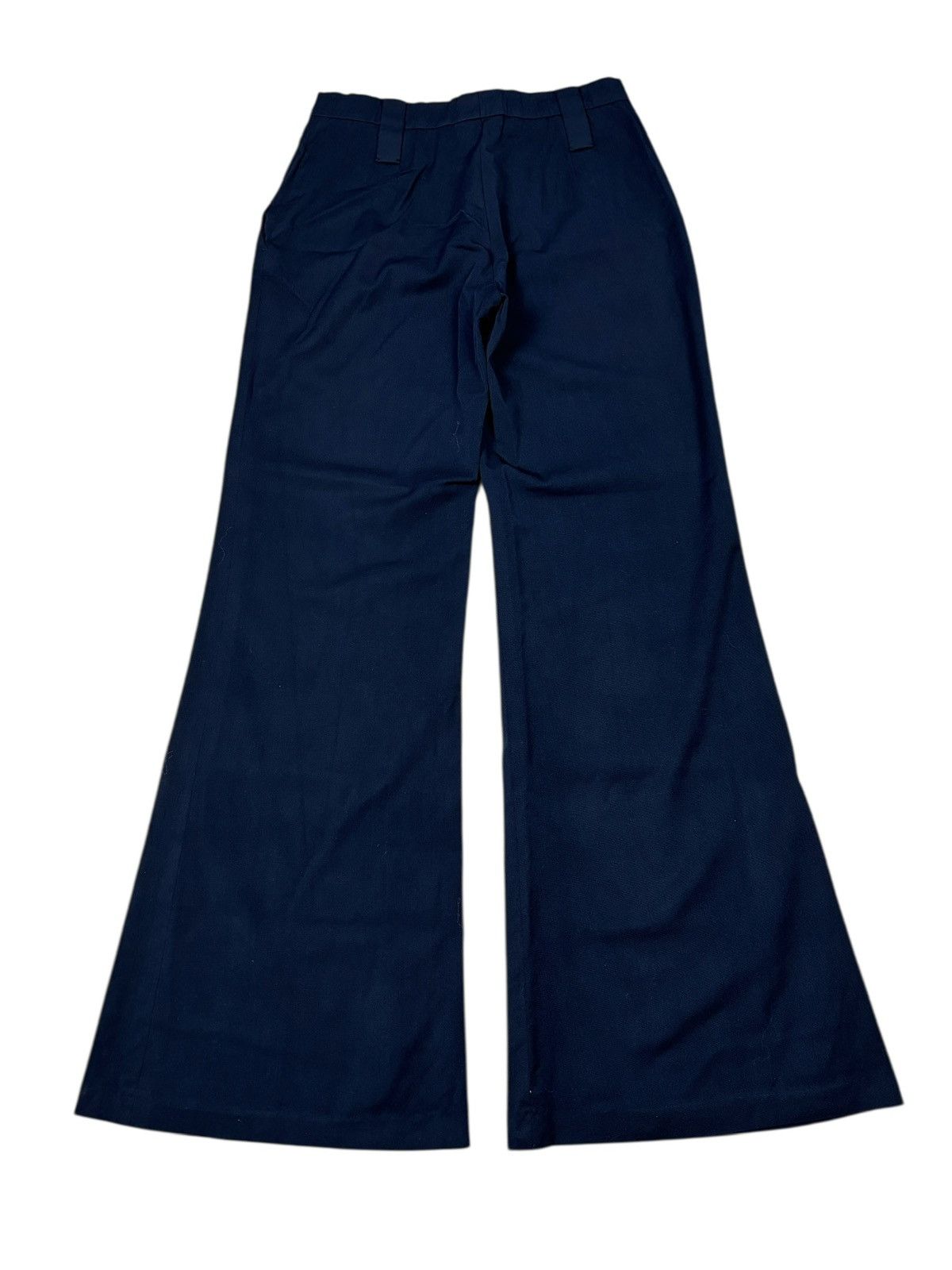 Prada Prada Milano Navy Wide Leg Pantalon Size 27" / US 4 / IT 40 - 2 Thumbnail