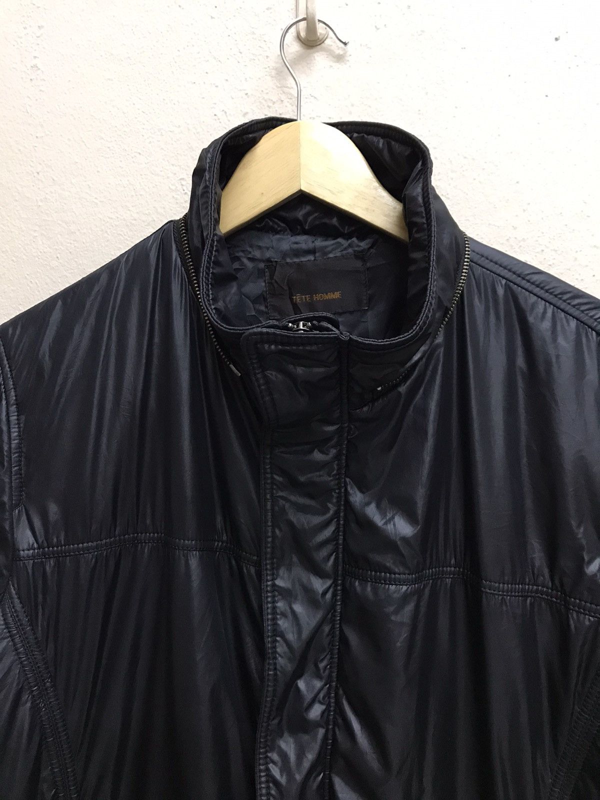 Issey Miyake × Tete Homme × Vintage Tete Homme Nylon Puffer Down Jacket Size US M / EU 48-50 / 2 - 4 Thumbnail