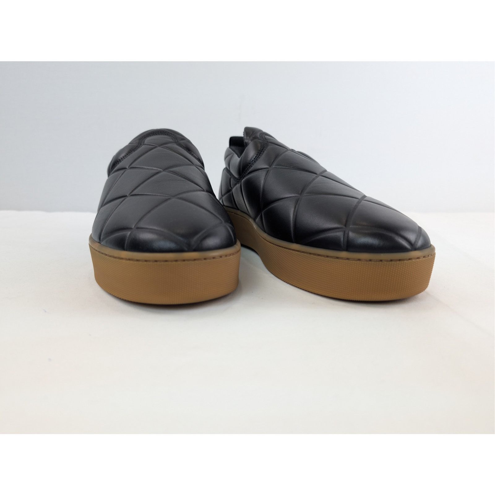 Bottega Veneta o1rshd1 Embossed Lagoon Nappa Quilt Sneaker in Black Size US 11 / EU 44 - 5 Thumbnail