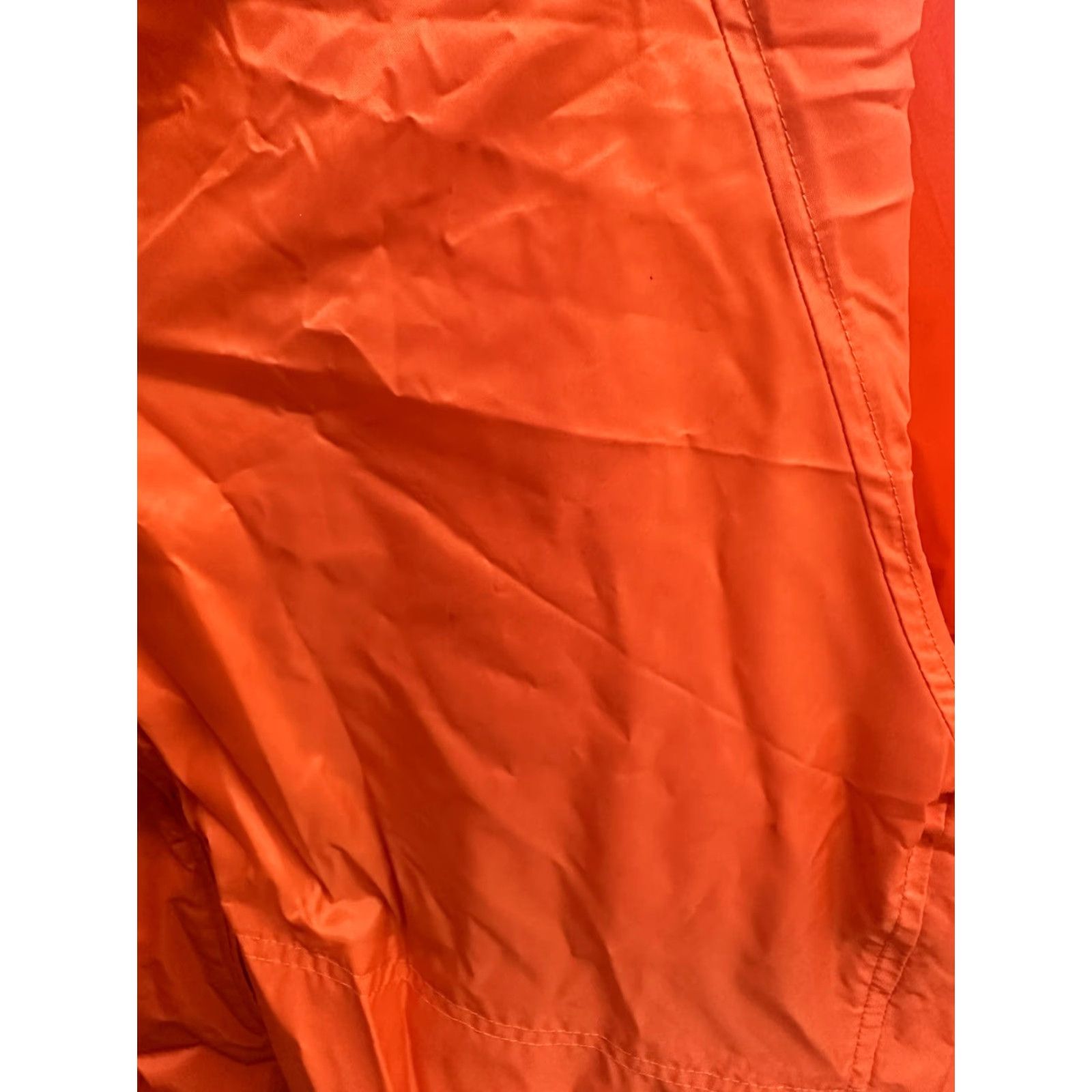 Nike VINTAGE Nike Windbreaker Jacket Mens L Orange 00s Y2K Silver Tag Full Zip Pockets Nike Swoosh Size US L / EU 52-54 / 3 - 5 Thumbnail