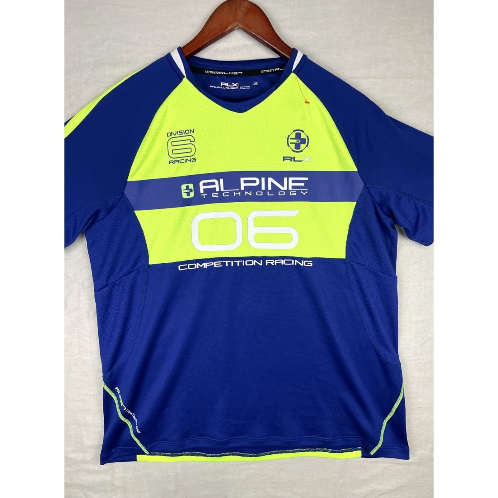RLX Ralph Lauren Ralph Lauren RLX Shirt Mens Large Blue Alpine Technology Competition Racing Shirt Size US L / EU 52-54 / 3 - 2 Thumbnail