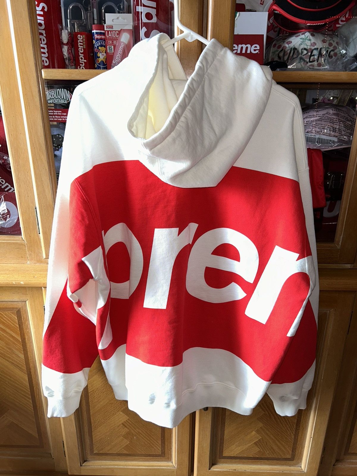 Supreme SUPREME BIG BOX LOGO HOODED SWEATSHIRT SS21 SIZE LARGE | Grailed