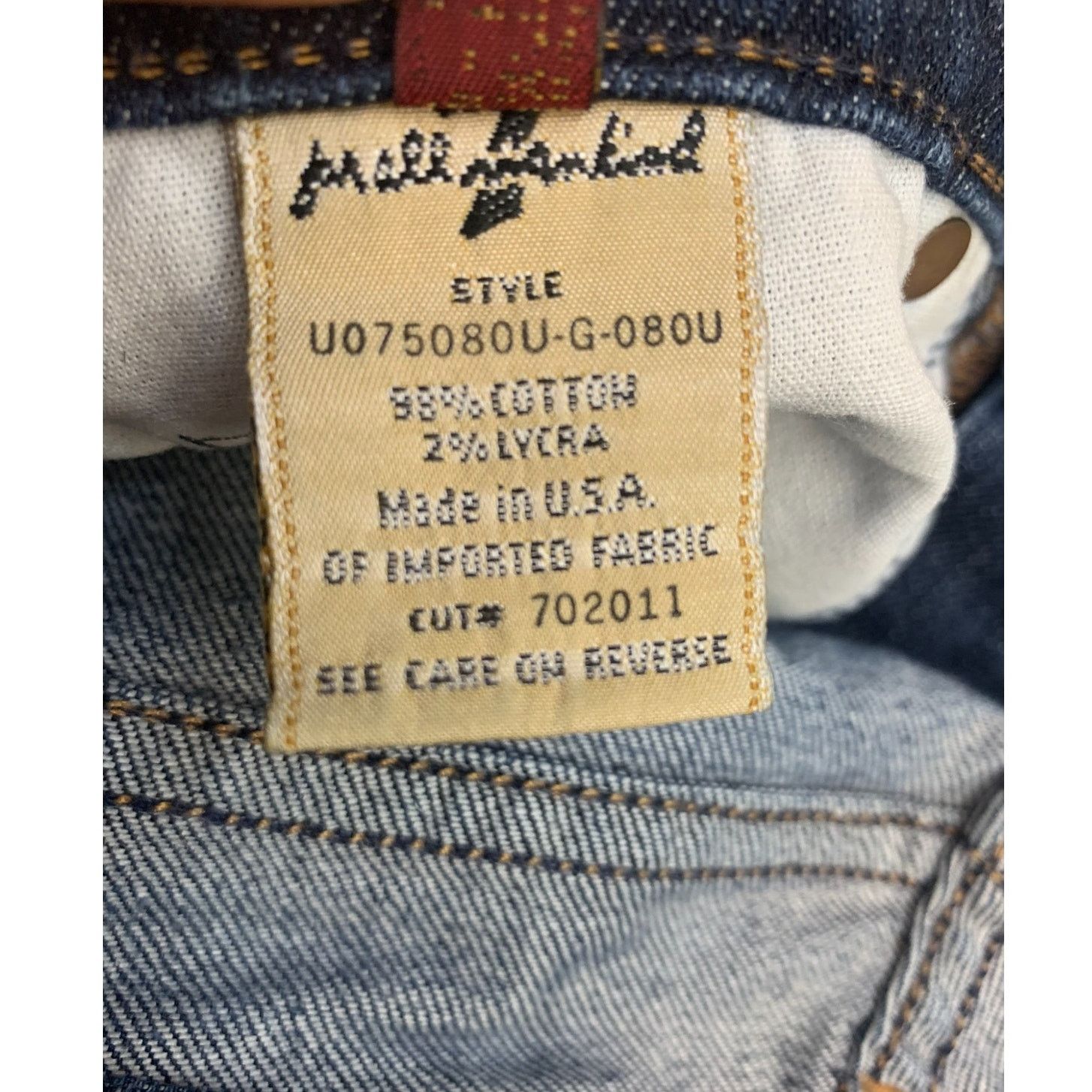 7 For All Mankind 7 For All Man Kind Dark Wash Jeans SZ 30 CUT: 702011 Size 32" / US 10 / IT 46 - 6 Thumbnail