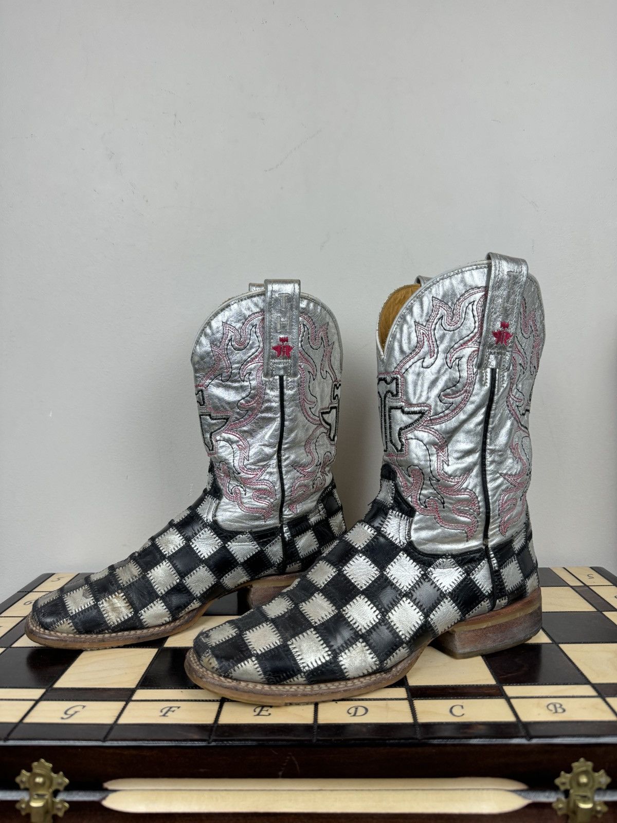 Vintage Vintage cowboy boots Tin Haul USA Texas original retro item Size US 6.5 / IT 36.5 - 1 Thumbnail