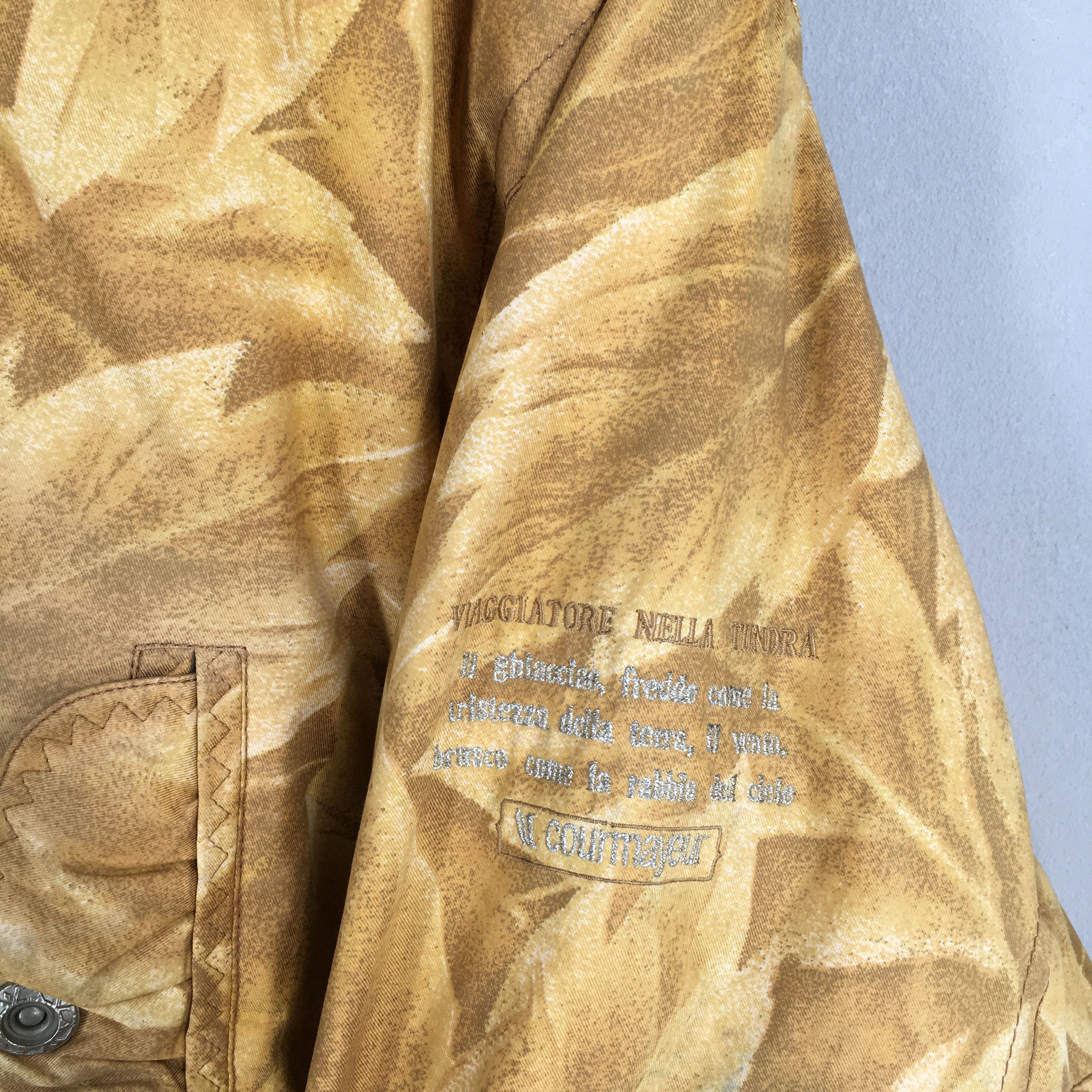Salomon Vintage Courmayeur Abstract Ski Wear Hoodie Jacket Medium Size US M / EU 48-50 / 2 - 5 Thumbnail