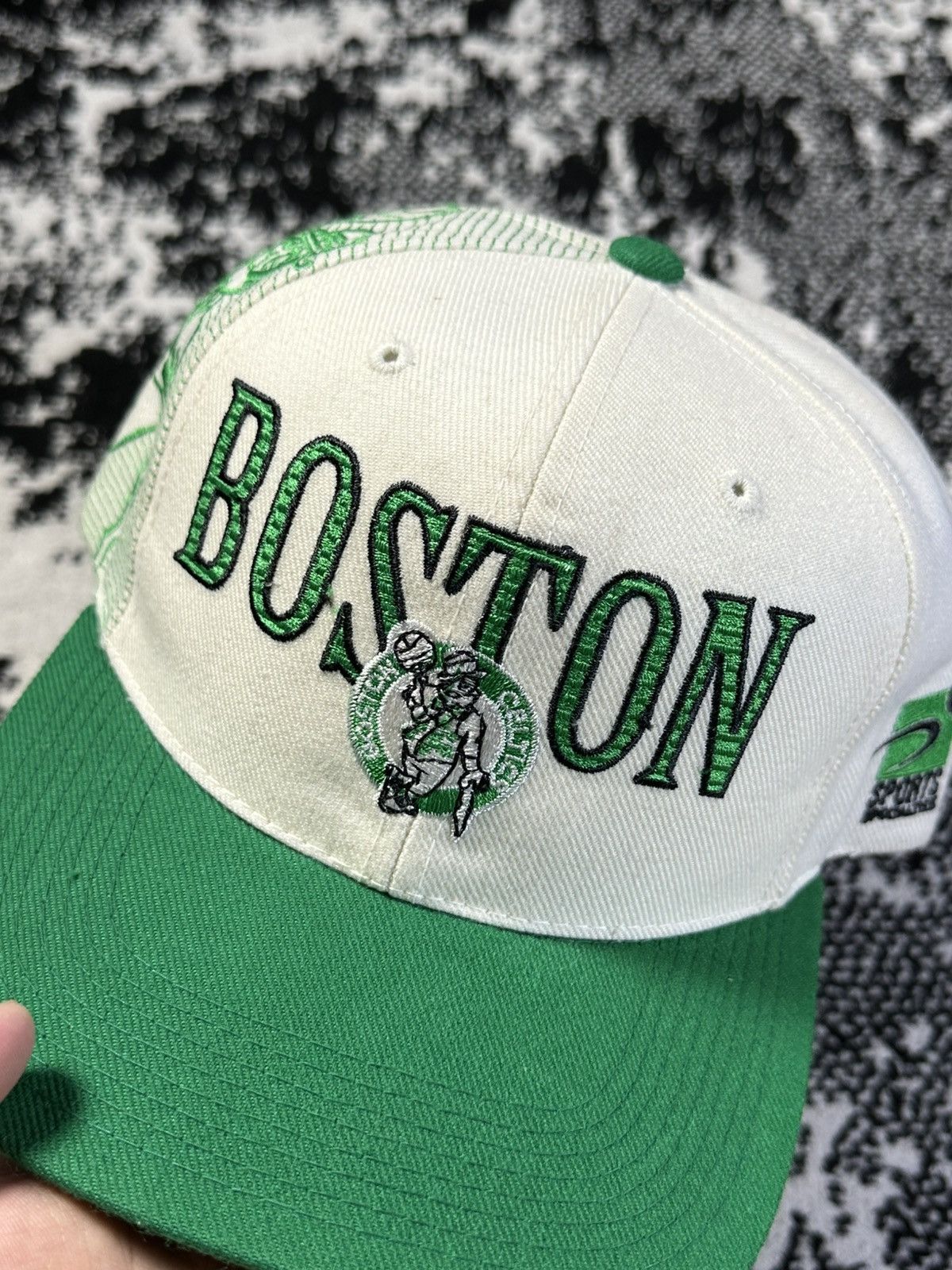 Sports Specialties Vintage NBA Boston Celtics Laser Sports Specialties Hat Size ONE SIZE - 2 Thumbnail