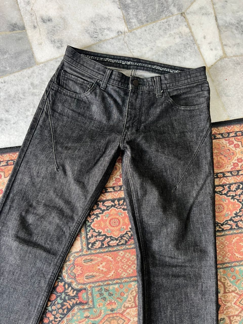 Number (N)ine Number (nine) Takahiro Miyashita’s Black Denim Size US 31 - 3 Thumbnail