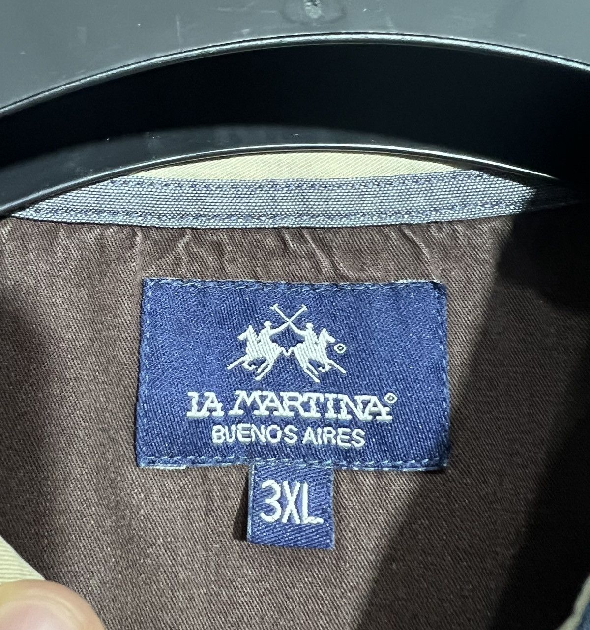 La Martina × Vintage La Martina #2 Brown Rugby Long Sleeve Polo Size US XXL / EU 58 / 5 - 8 Thumbnail