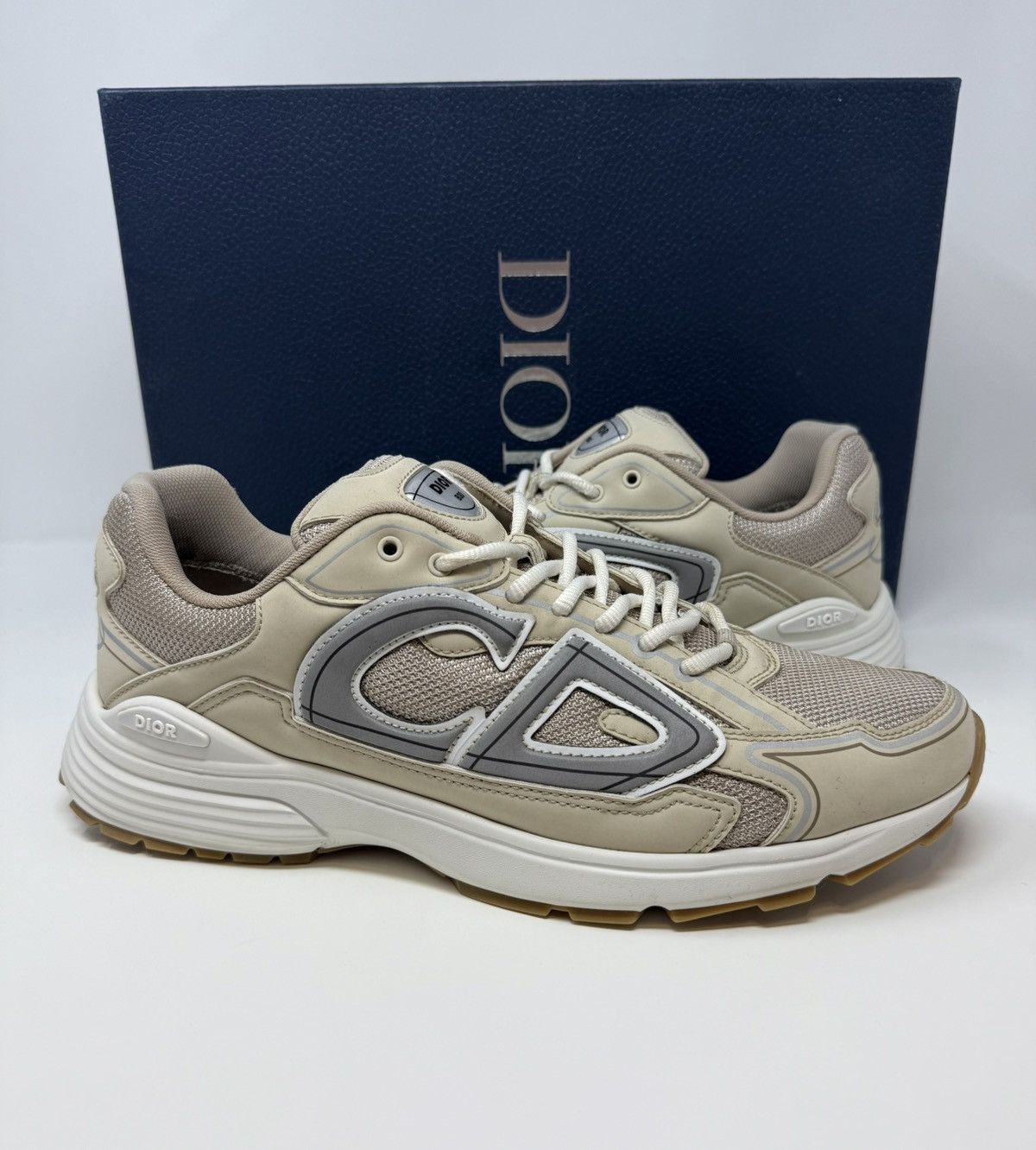 Dior Dior B30 Sneaker Cream Size US 11 / EU 44 - 1 Thumbnail
