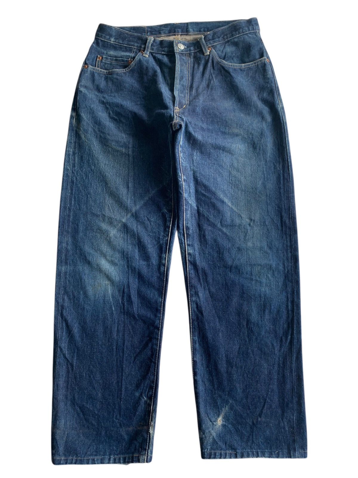 Kapital VINTAGE HOLLYWOOD RANCH MARKET SELVEDGE DISTRESSED DENIM Size US 32 / EU 48 - 2 Thumbnail