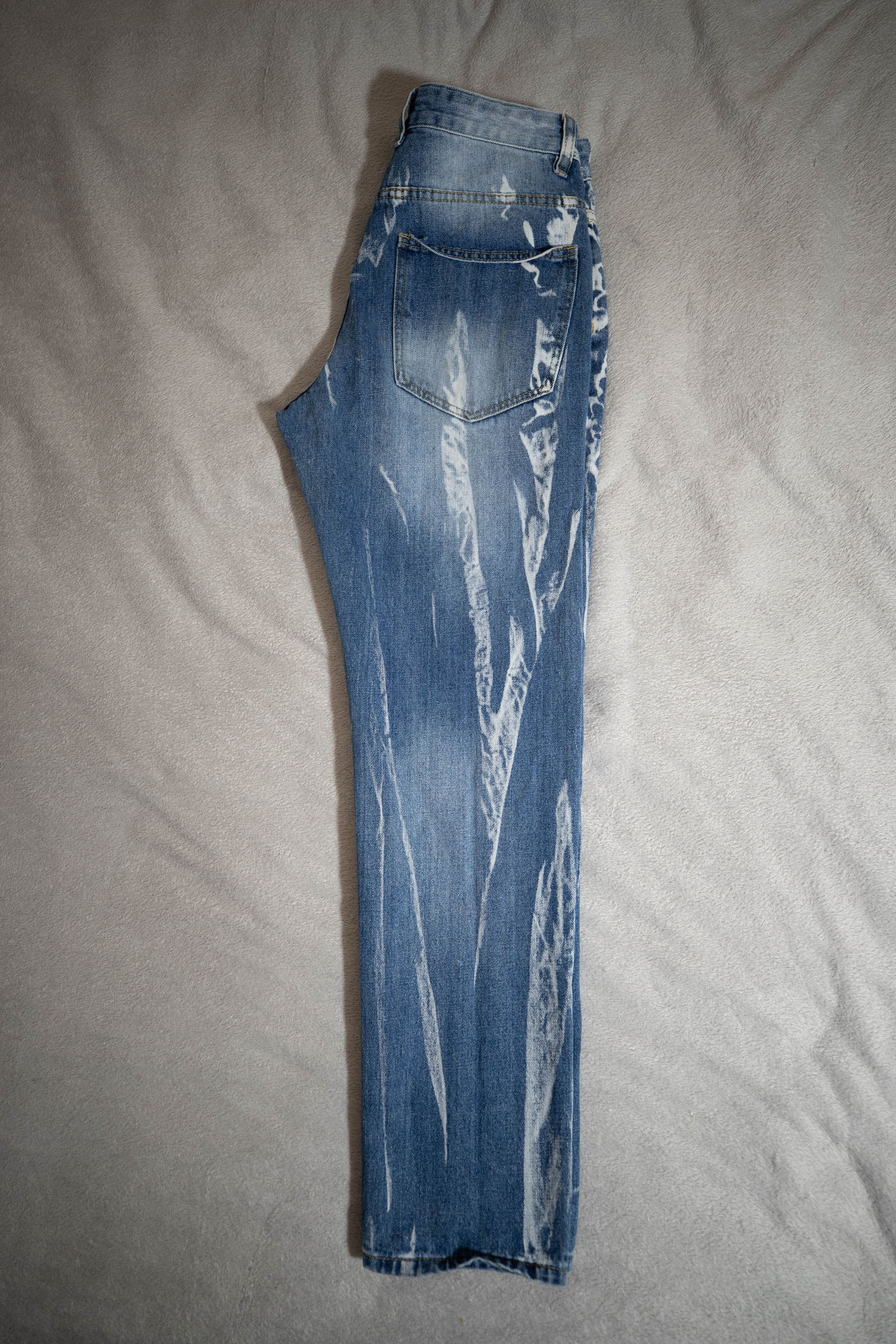 Other Ripped Bleached Straight Jeans (32) Size US 32 / EU 48 - 9 Thumbnail