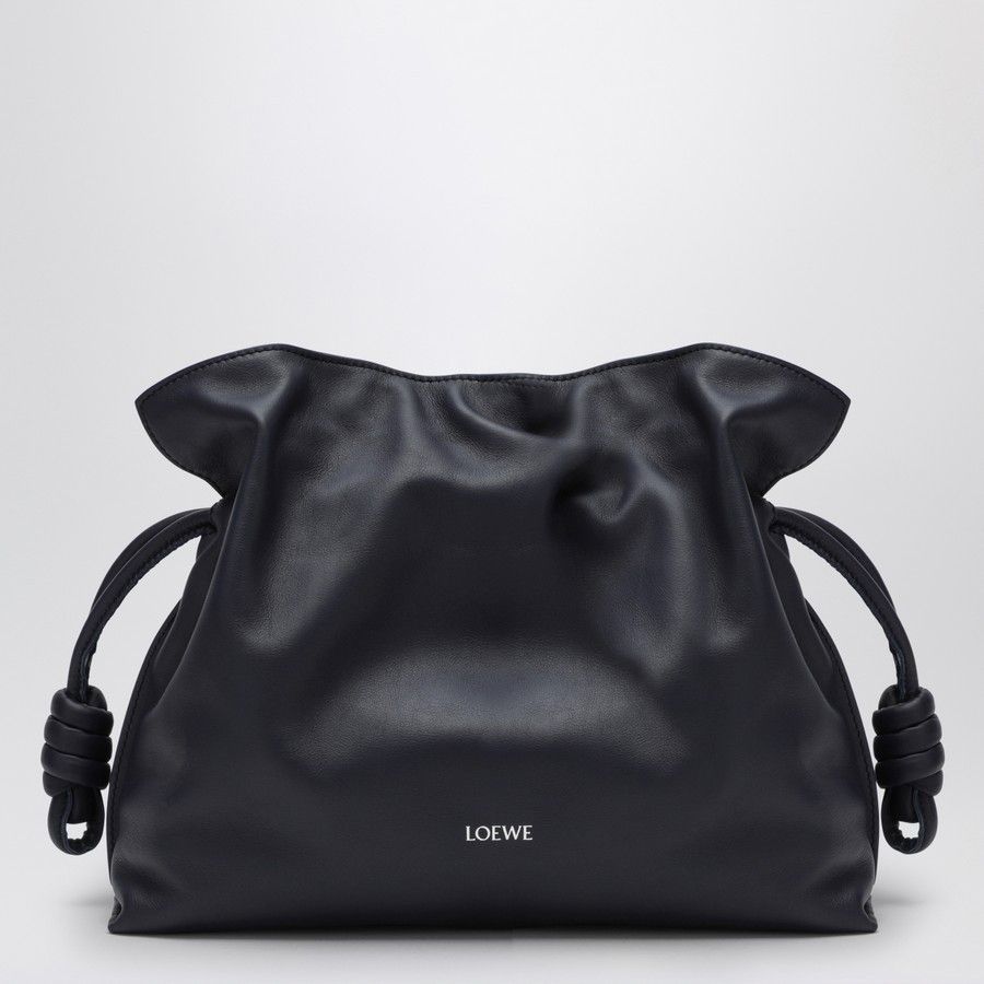 Loewe o1d2blof0824 Size: OS / Medium Flamenco Clutch in Dark Blue Size ONE SIZE - 1 Thumbnail